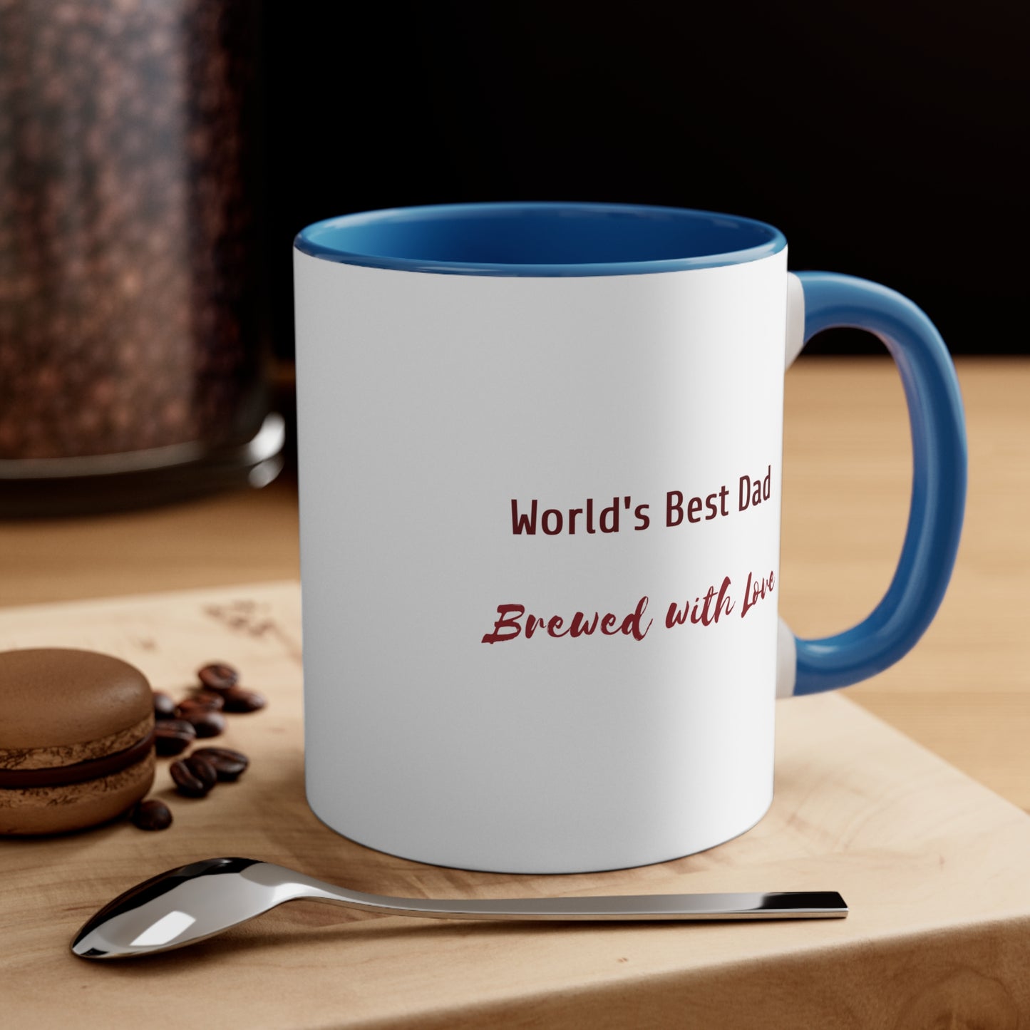 Father's Day Coffee Mug - World's Best Dad, Brewed with Love. Father's Day gift, Coffee Lover, dad gift, ceramic cup, Gift Ideas