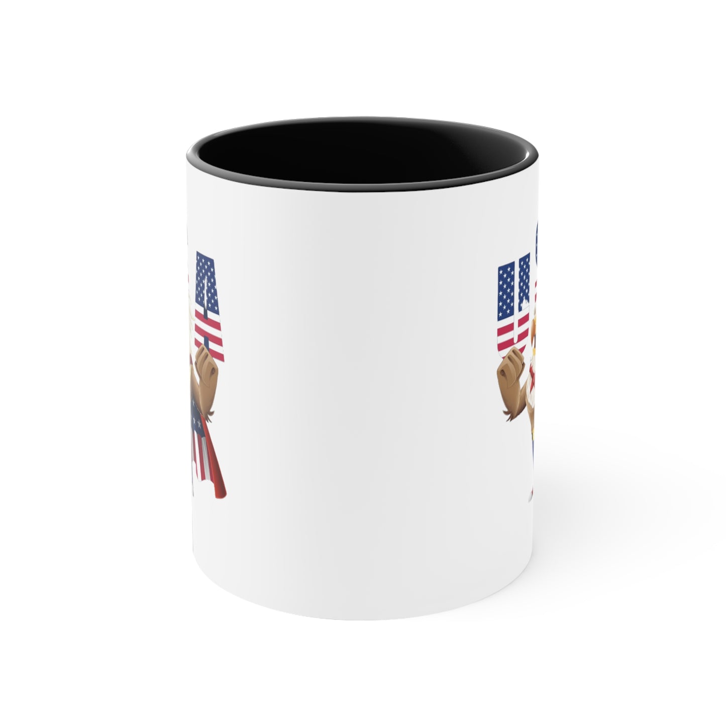 Fourth of July Coffee Mug - USA, Eagle - Patriotic Mug, American Flag Mug, Freedom Mug, Independence Day