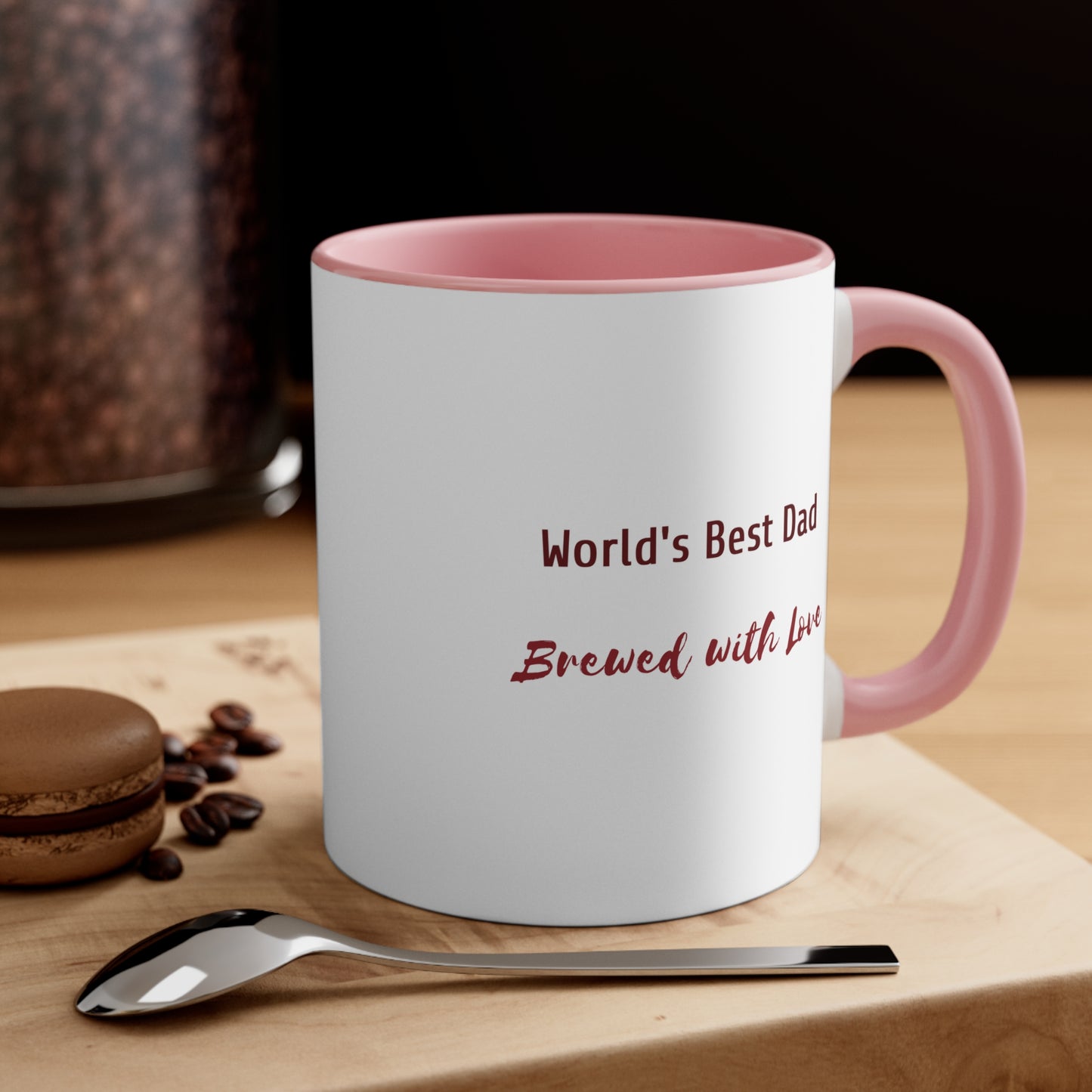 Father's Day Coffee Mug - World's Best Dad, Brewed with Love. Father's Day gift, Coffee Lover, dad gift, ceramic cup, Gift Ideas