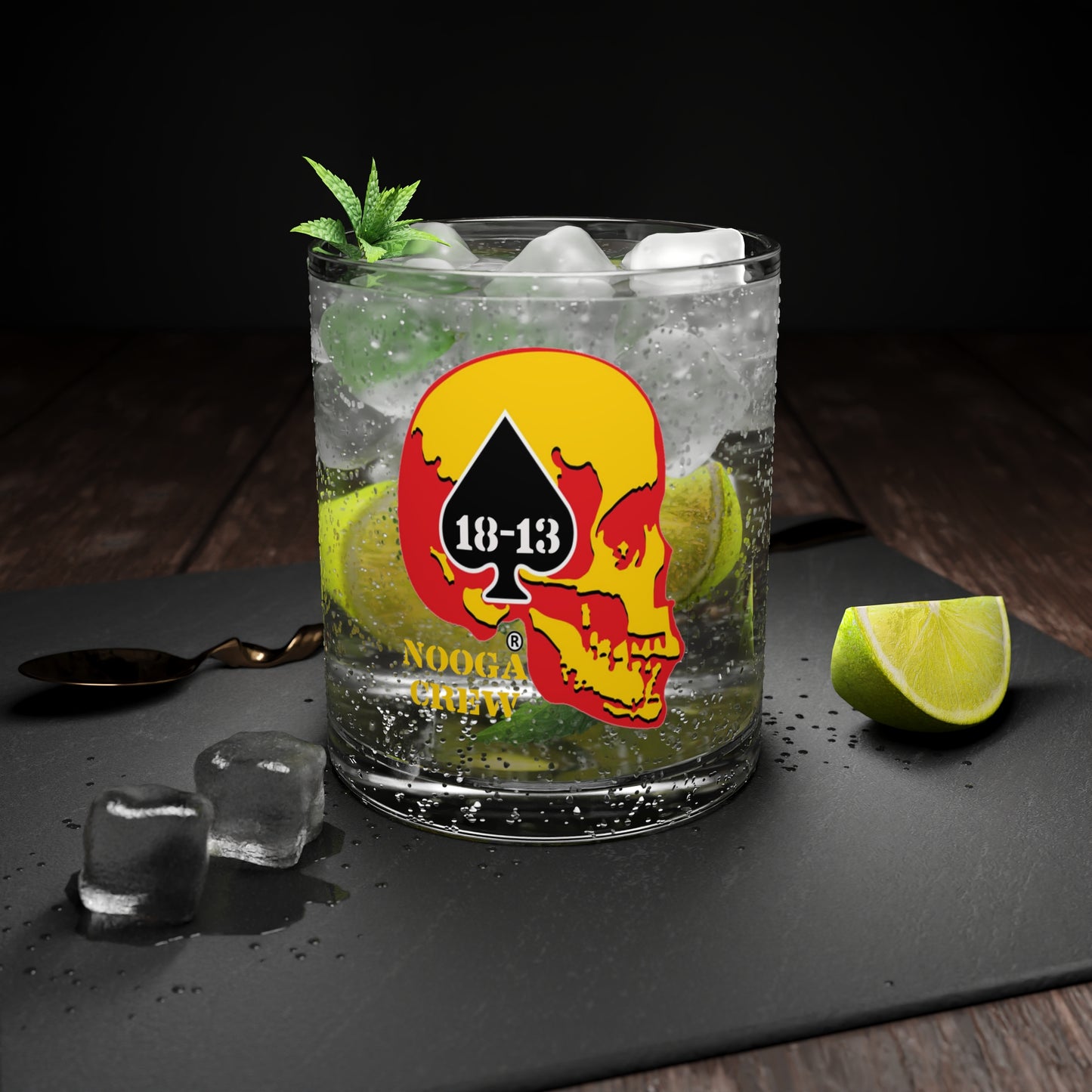 Personalized Chapter Bar Glass