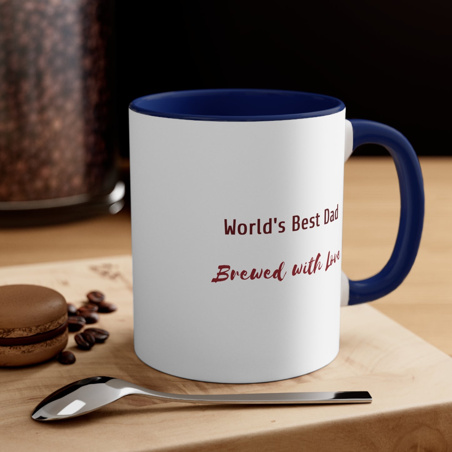 Father's Day Coffee Mug - World's Best Dad, Brewed with Love. Father's Day gift, Coffee Lover, dad gift, ceramic cup, Gift Ideas