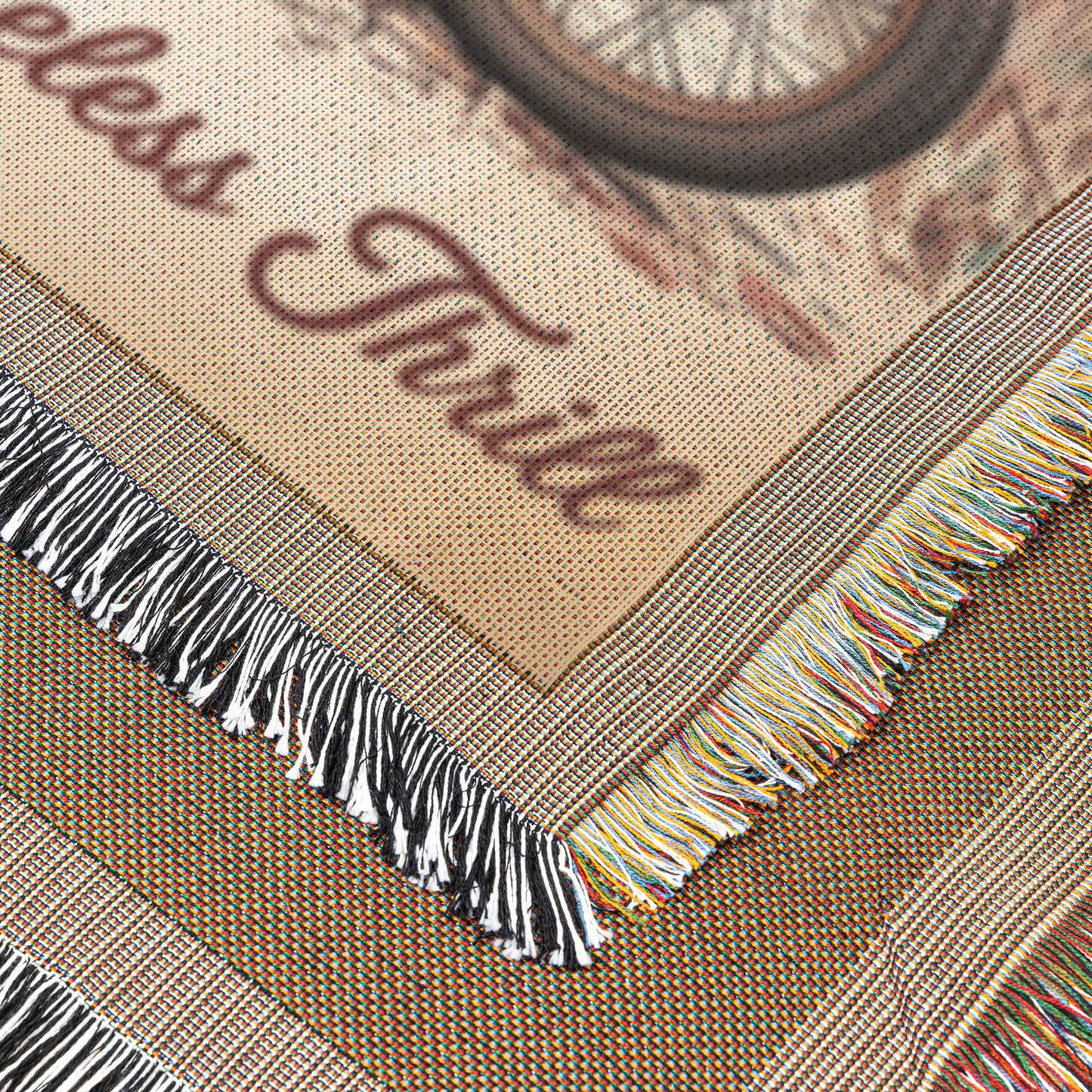 Classic Steel, Timeless Thrill Vintage Motorcycle Woven Blanket - Retro Motorcycle Decor for Biker Fans