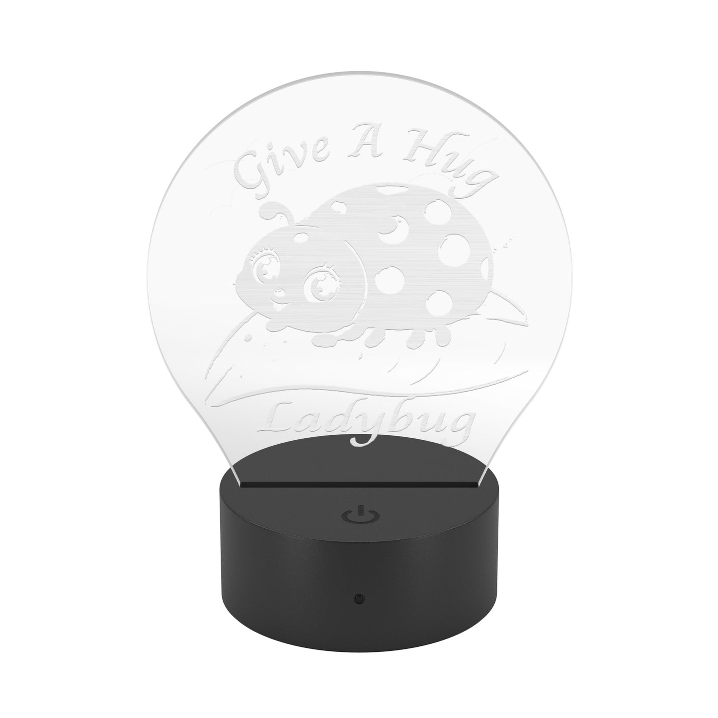 Embrace the Night with Give a Hug Ladybug – Your Colorful Companion for Sweet Dreams and Comforting Glow! Night Light Adorable Décor LED