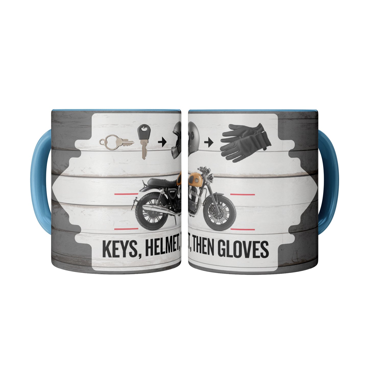 Keys, Helmet, Gloves: Biker's Checklist! π Perfect Mug for That Classic 'Forgot My Keys' Moment! π΄ββοΈπ