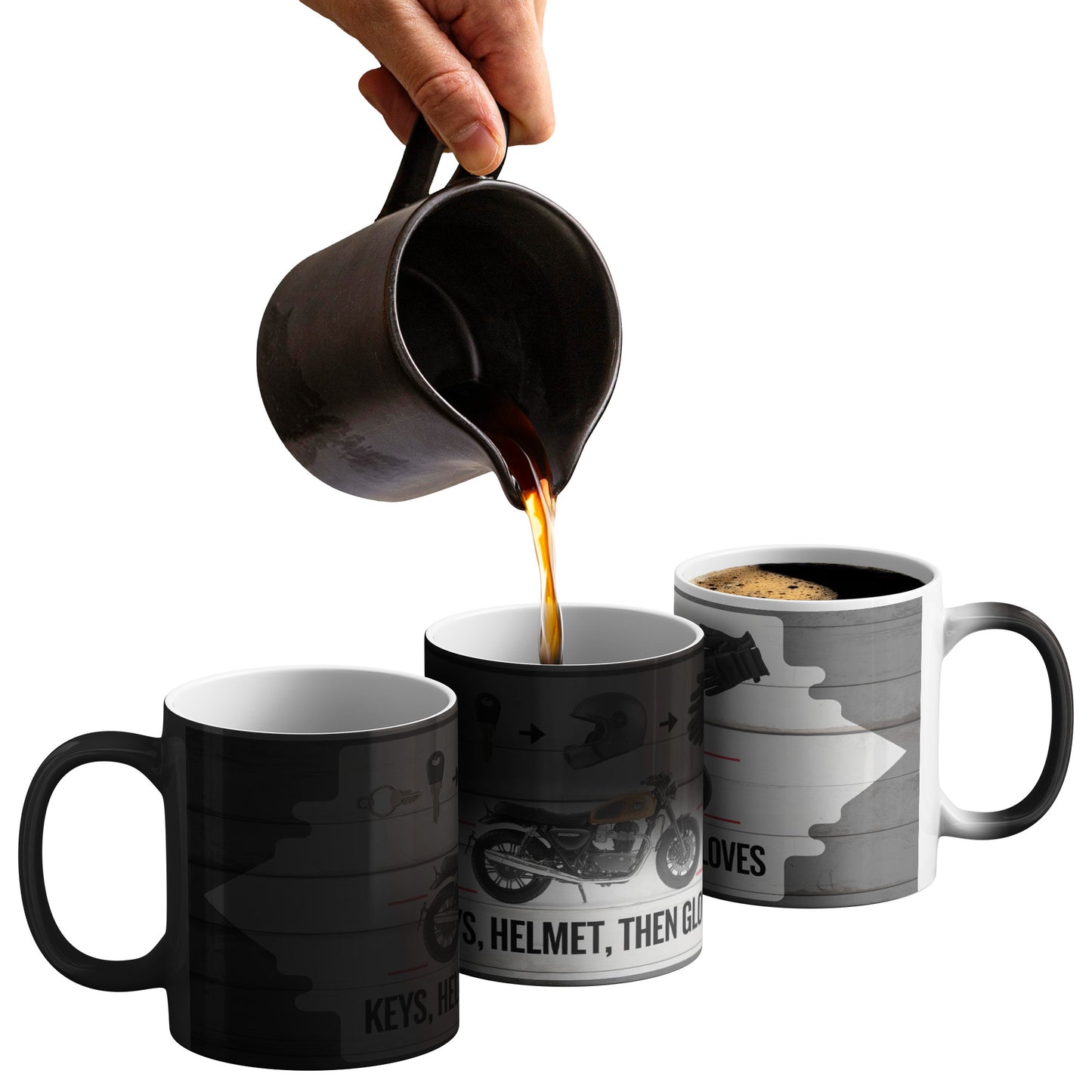 Keys, Helmet, Gloves: Biker's Checklist! π Perfect Magic Mug for That Classic 'Forgot My Keys' Moment! π΄ββοΈπ