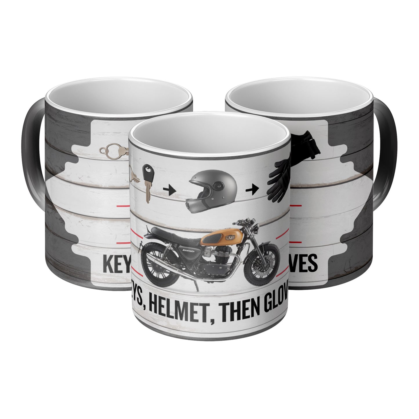 Keys, Helmet, Gloves: Biker's Checklist! π Perfect Magic Mug for That Classic 'Forgot My Keys' Moment! π΄ββοΈπ