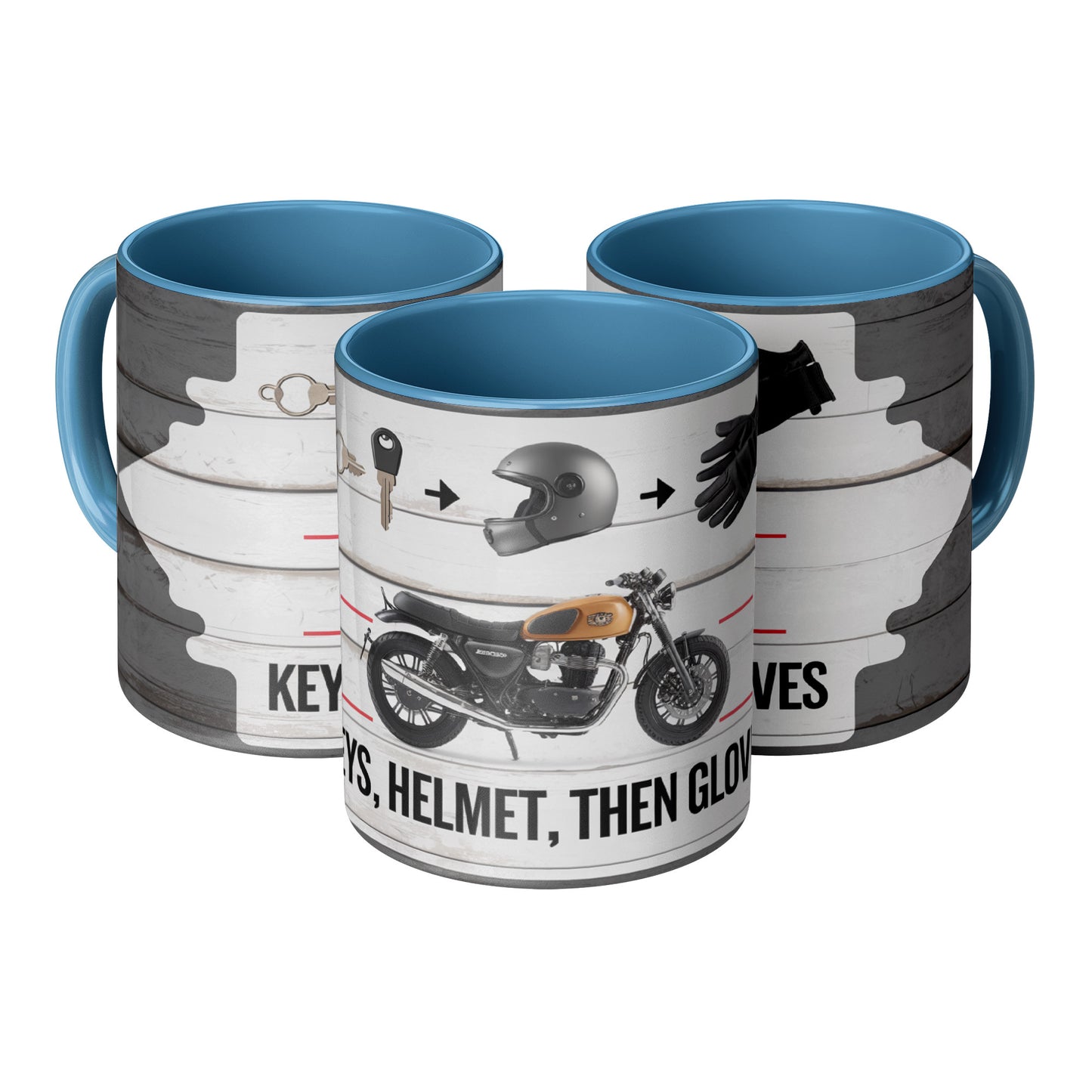 Keys, Helmet, Gloves: Biker's Checklist! π Perfect Mug for That Classic 'Forgot My Keys' Moment! π΄ββοΈπ