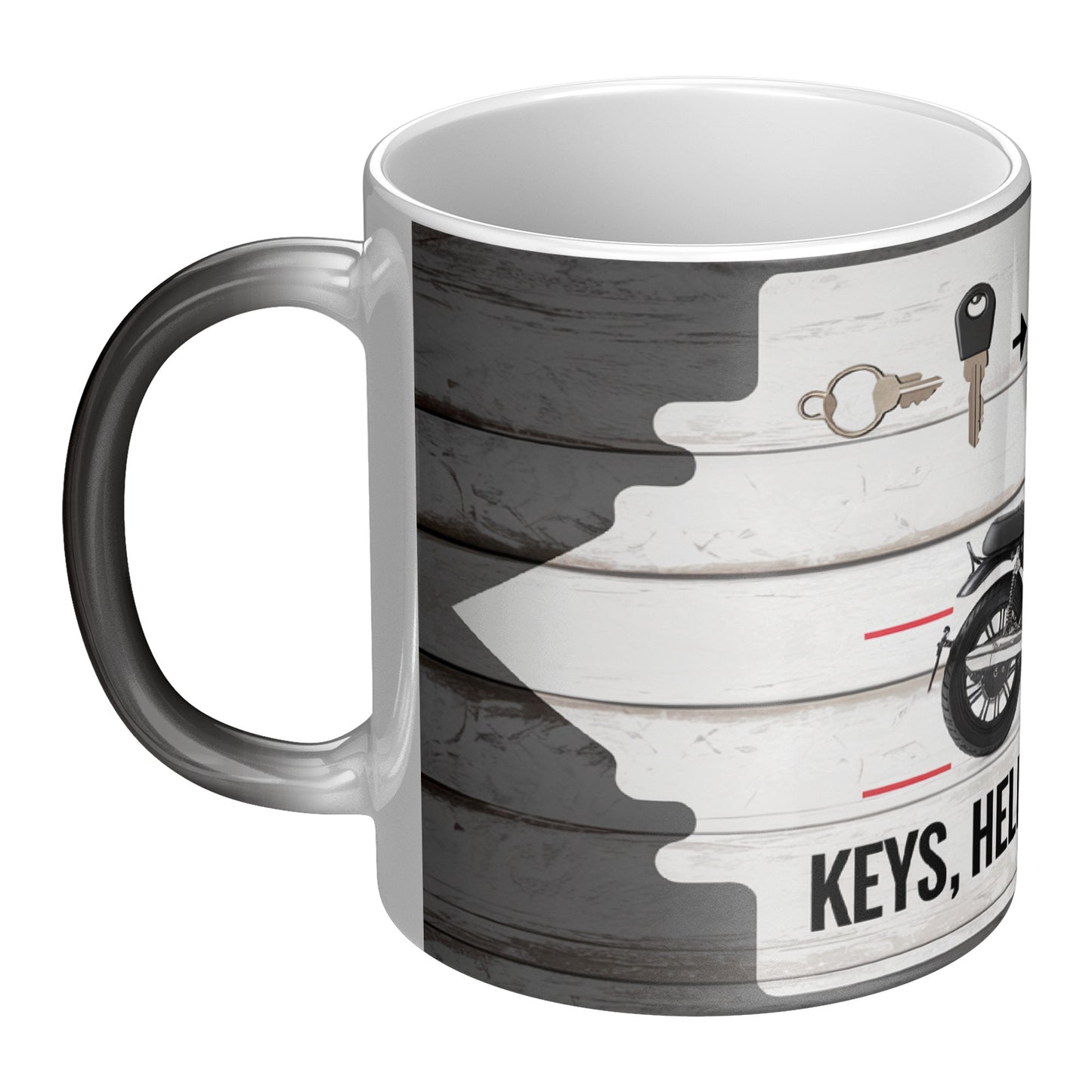 Keys, Helmet, Gloves: Biker's Checklist! π Perfect Magic Mug for That Classic 'Forgot My Keys' Moment! π΄ββοΈπ