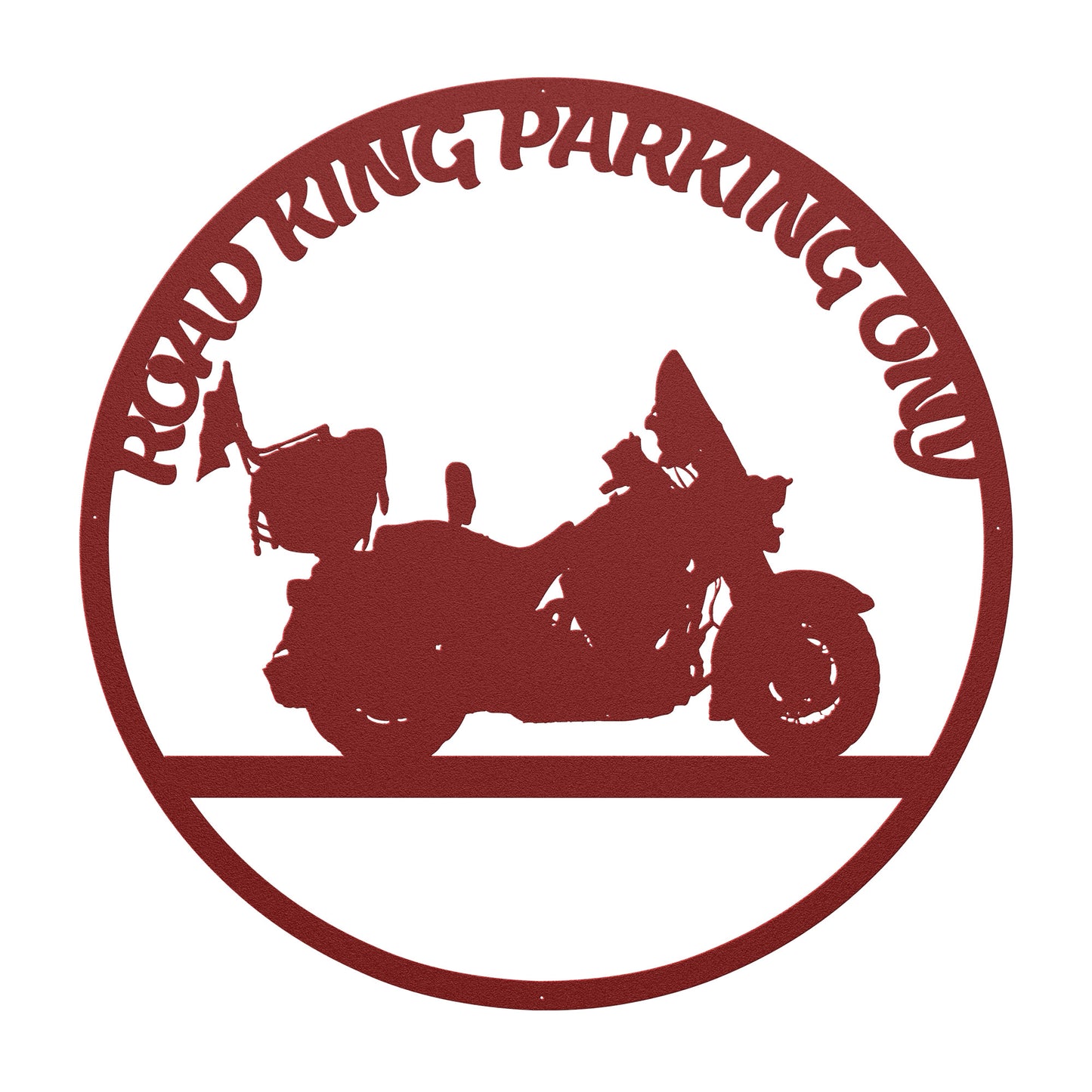 Personalized Motorcycle Garage Parking Sign