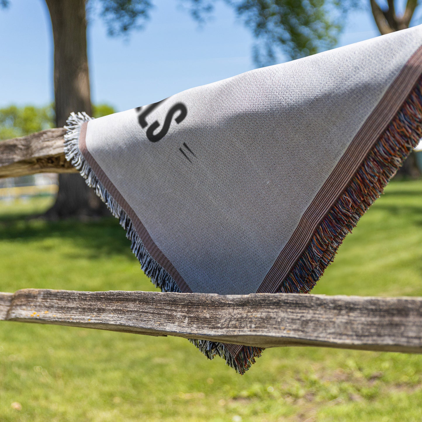 Soar on Two Wheels Winged Helmet Woven Tapestry Blanket - Ideal for Biker Enthusiasts and Motorcycle Decor