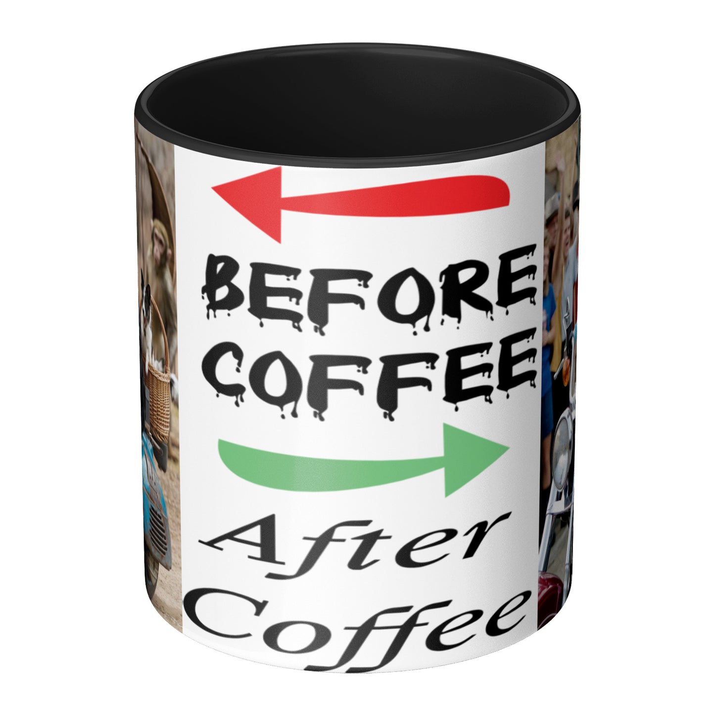 Wicked Witch of West - Glenda Before and After Coffee Mug