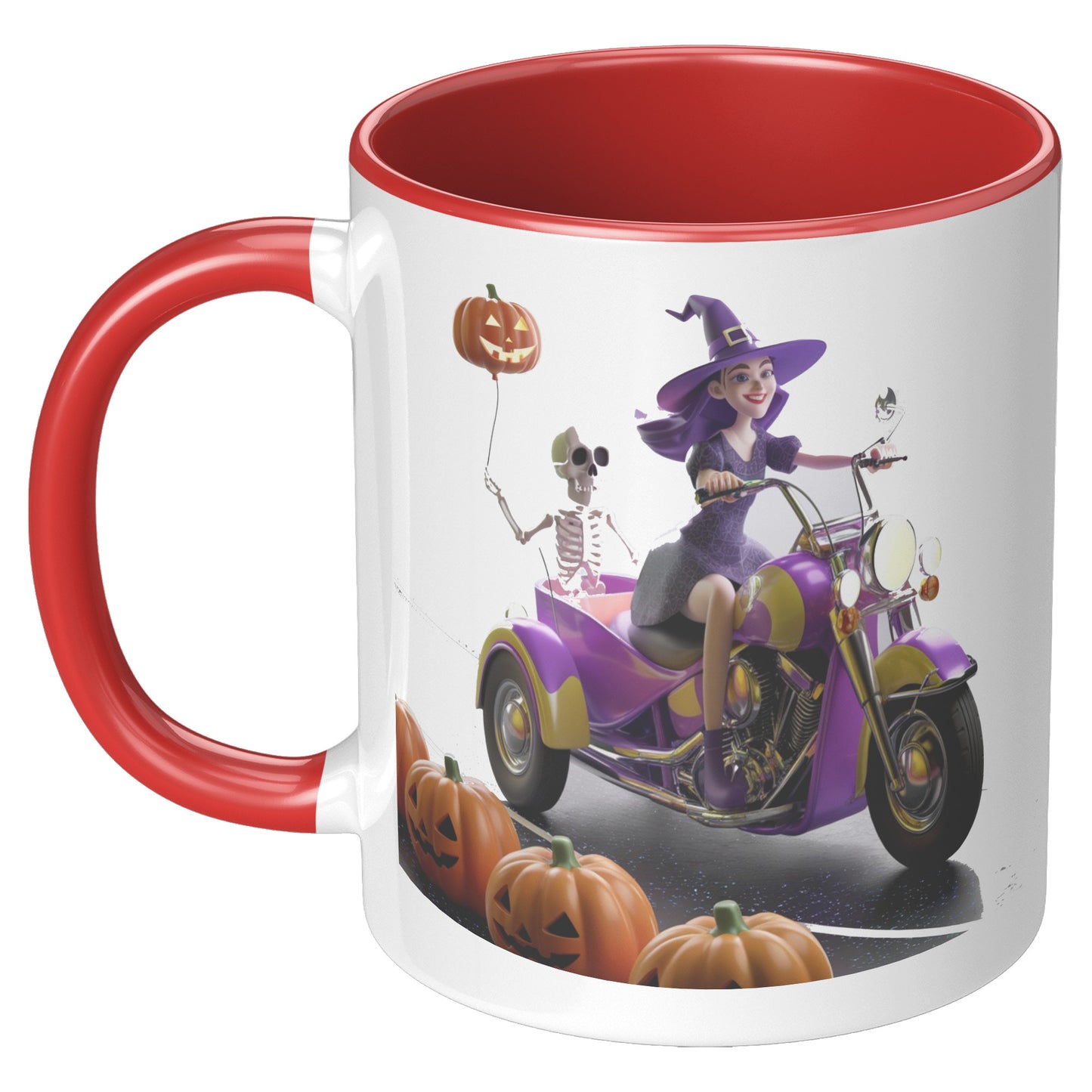 Witch on Trike Coffee Mug