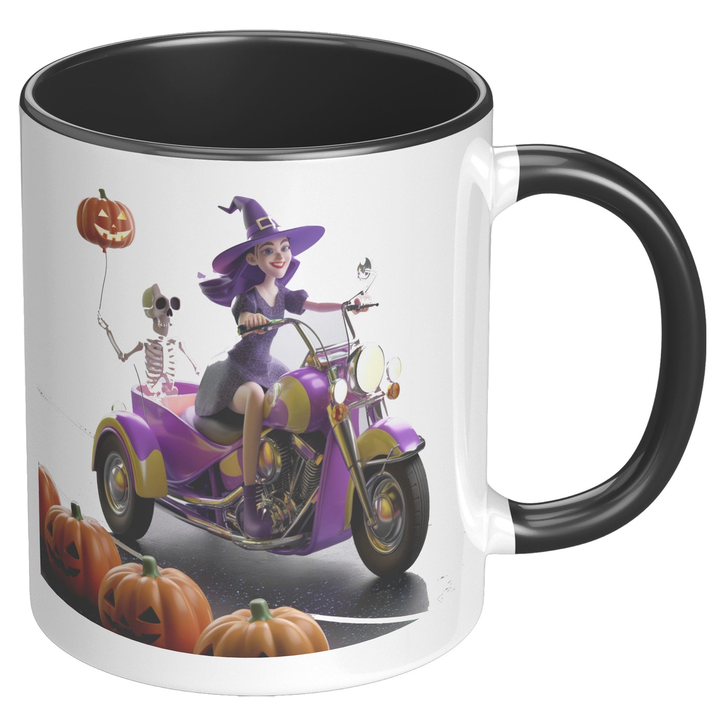 Witch on Trike Coffee Mug
