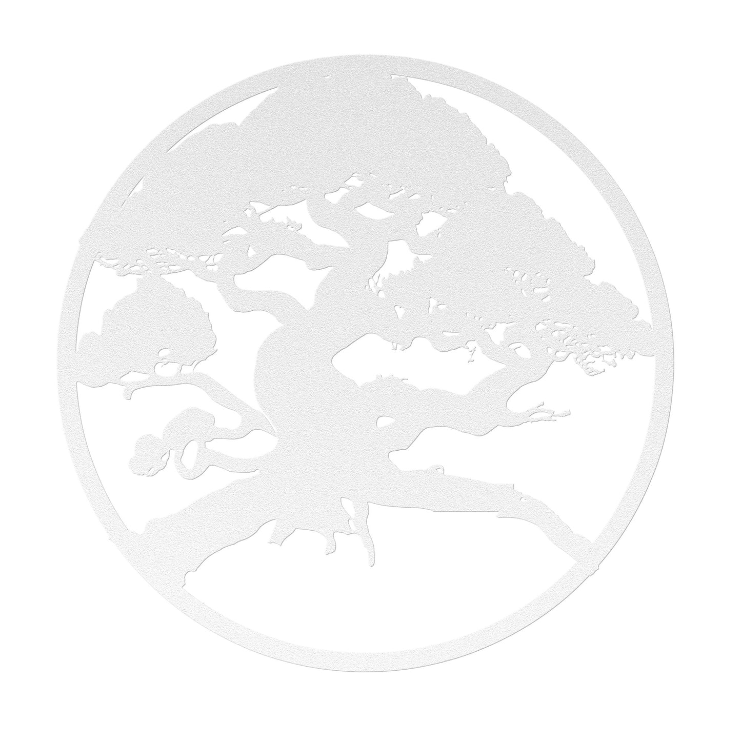 Metal Art Bonsai Tree Wall Art Home Decor, Tree of Life Decor, Metal Art Conversation Piece, Round Metal Art Bonsai Tree, Gift For Her