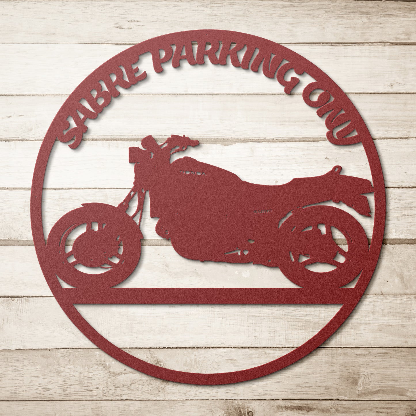 sabre hollow letters