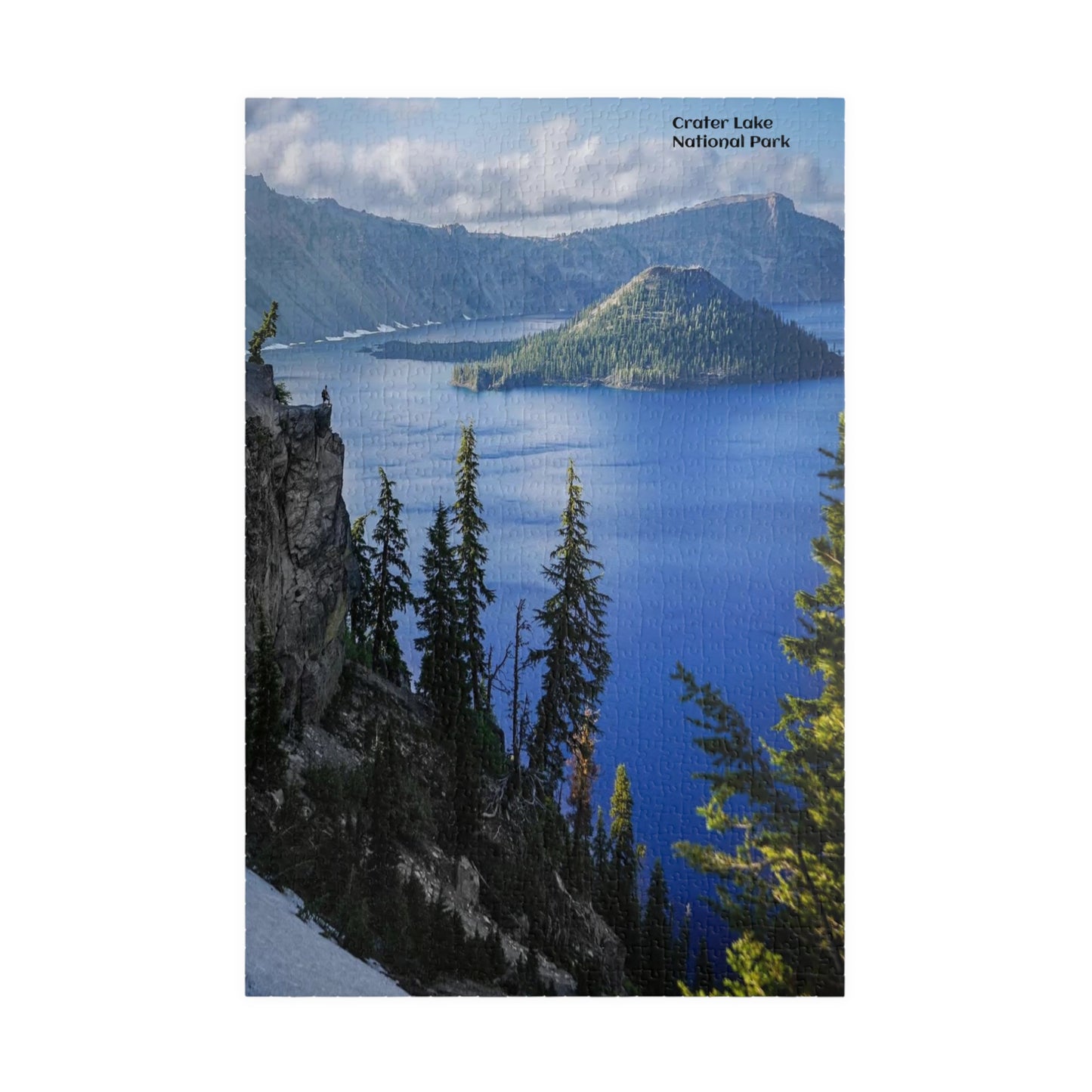 Puzzle National Parks Series, Crater Lake National Park 110, 252, 520,  1014 Pieces Unique Jigsaw Family Adults Family Fun Bucket List