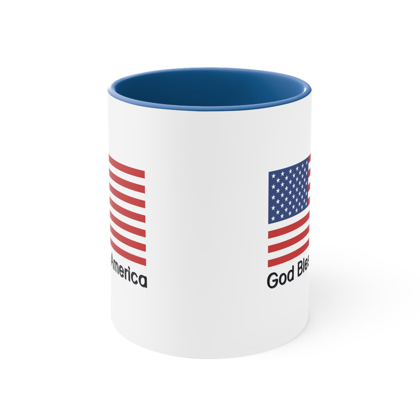 Fourth of July Coffee Mug - God Bless America. Independence Day, Patriotic Drinkware, Holiday Coffee Mug, Coffee Lover