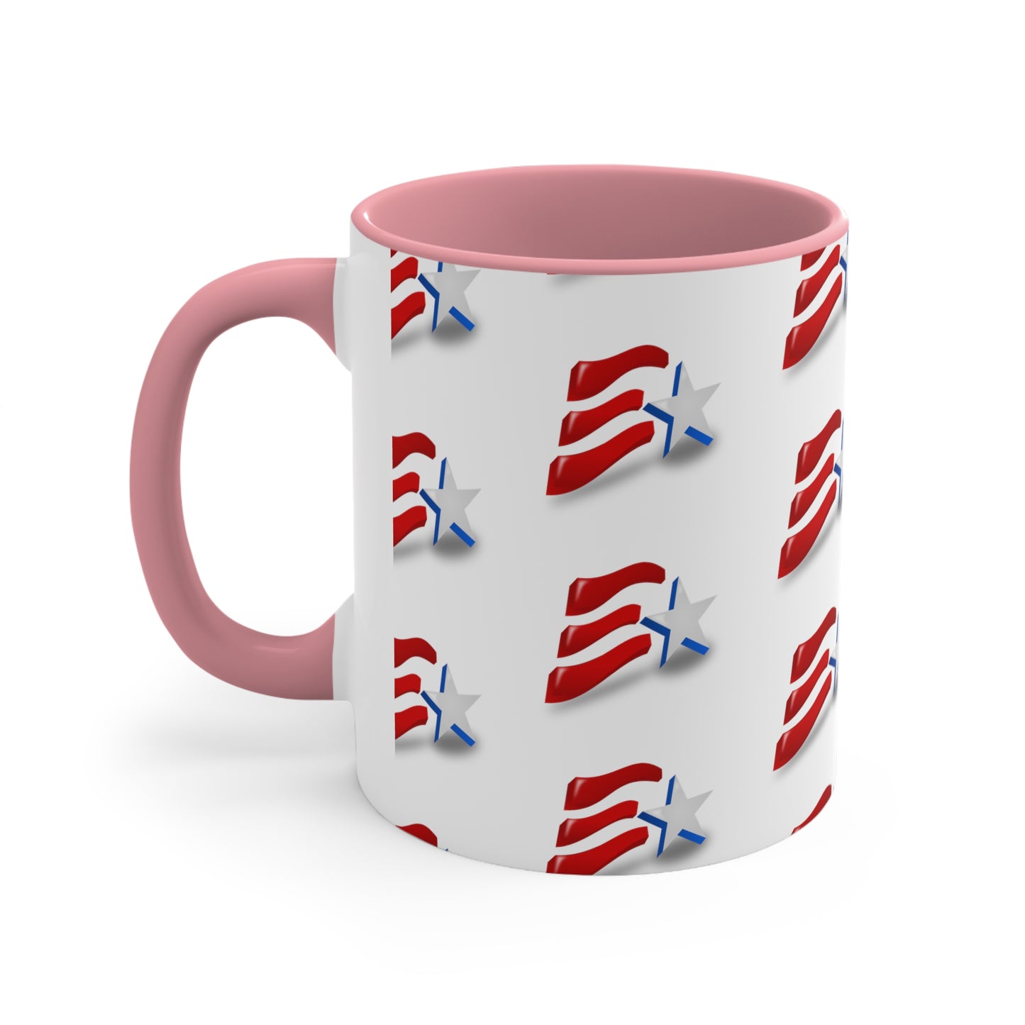 Fourth of July Coffee Mug - Independence Day, Gift Ideas, Patriotic Mug, Freedom, USA Flag Mug, 11 oz, American Flag