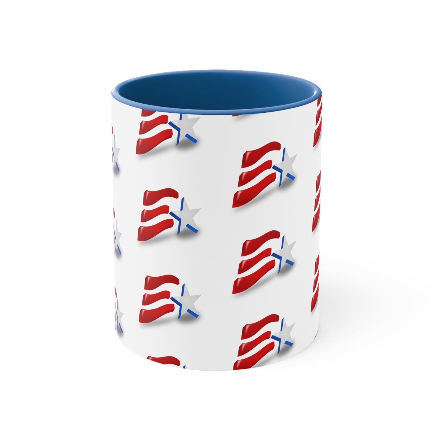 Fourth of July Coffee Mug - Independence Day, Gift Ideas, Patriotic Mug, Freedom, USA Flag Mug, 11 oz, American Flag