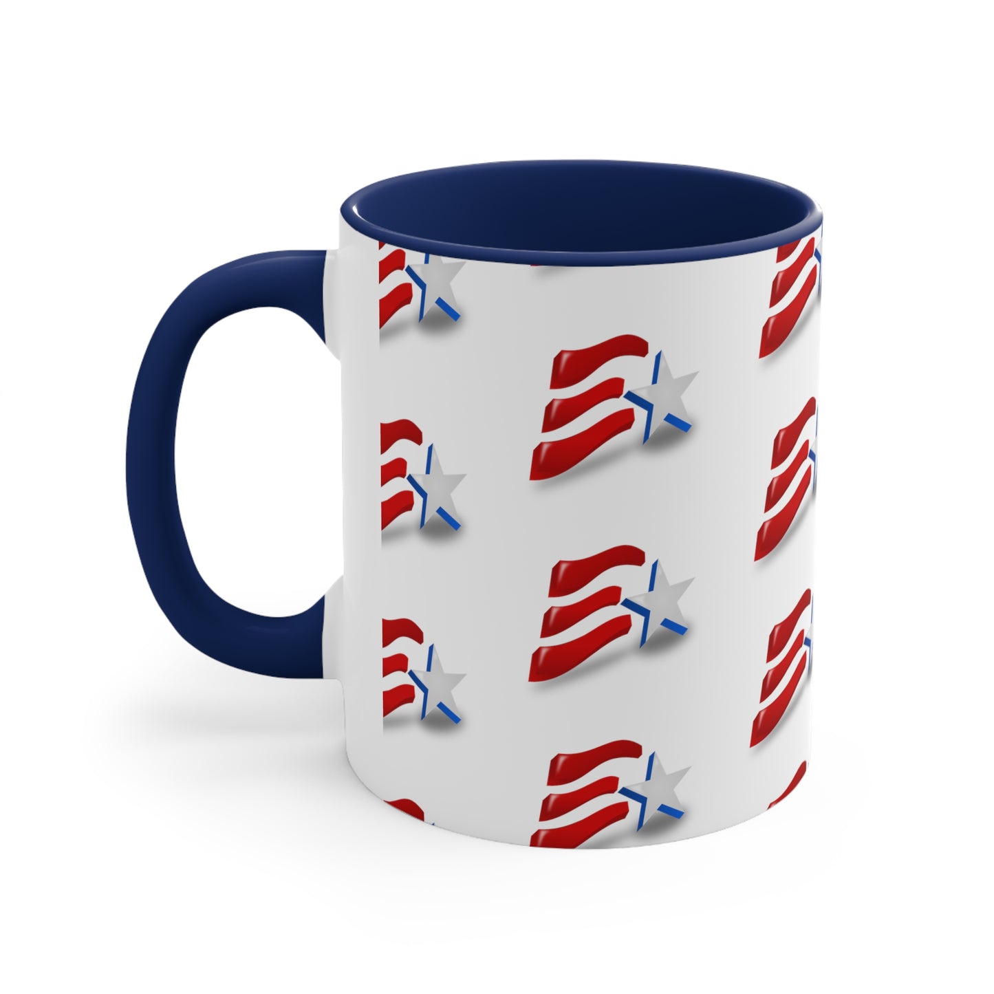 Fourth of July Coffee Mug - Independence Day, Gift Ideas, Patriotic Mug, Freedom, USA Flag Mug, 11 oz, American Flag