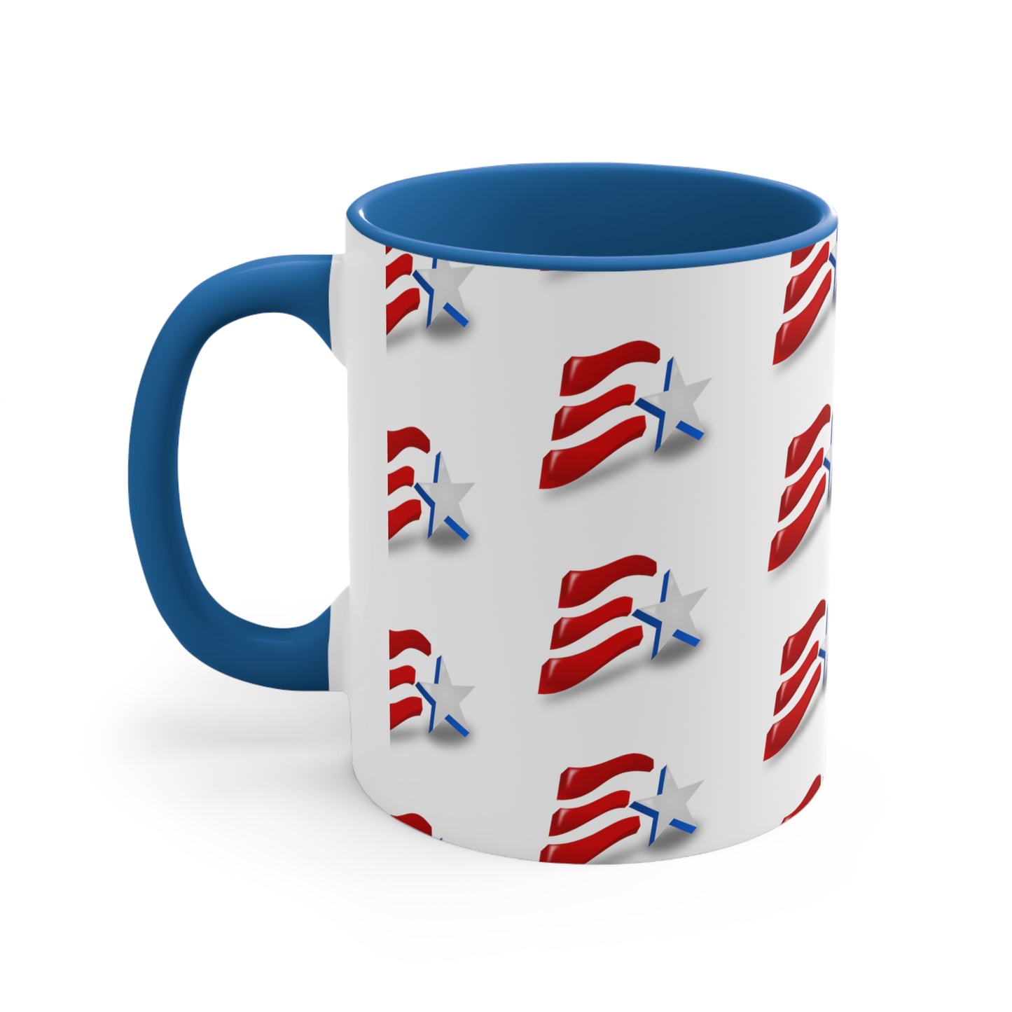 Fourth of July Coffee Mug - Independence Day, Gift Ideas, Patriotic Mug, Freedom, USA Flag Mug, 11 oz, American Flag