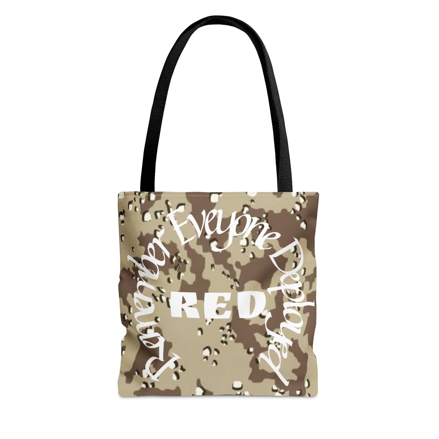 Remember Everyone Deployed Reusable Desert Tote Bag US Army Deployment Navy Marines Coast Guard Eco Friendly