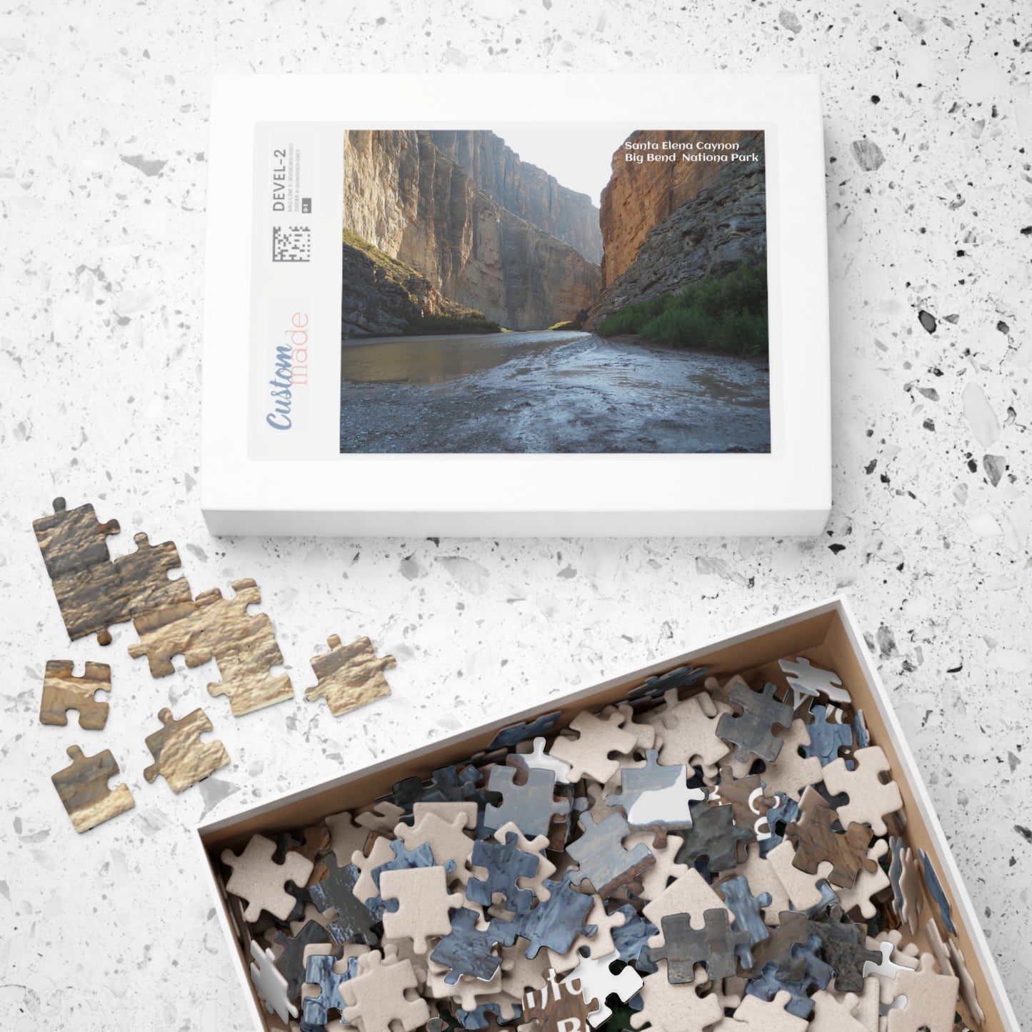 Puzzle US National Parks Series, Big Bend National, Santa Elena Canyon 110, 252, 520,  Pieces Unique Jigsaw Family Adults landscape