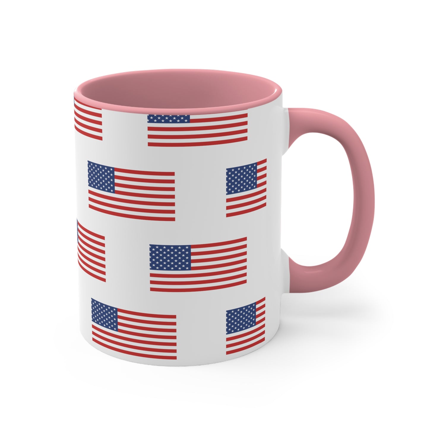 Fourth of July Coffee Mug - American Flag - Patriotic Mug, Usa Mug, Flag Mug, 11oz Mug, Sublimation, Printed, Independence Day