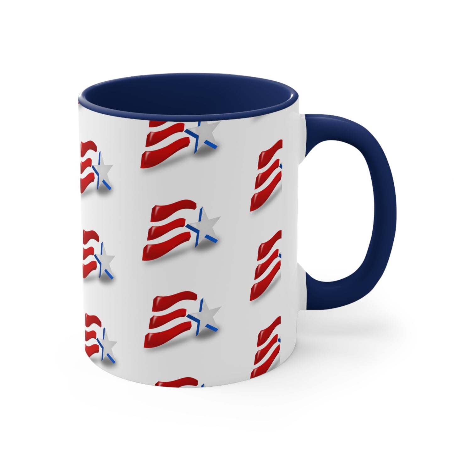 Fourth of July Coffee Mug - Independence Day, Gift Ideas, Patriotic Mug, Freedom, USA Flag Mug, 11 oz, American Flag