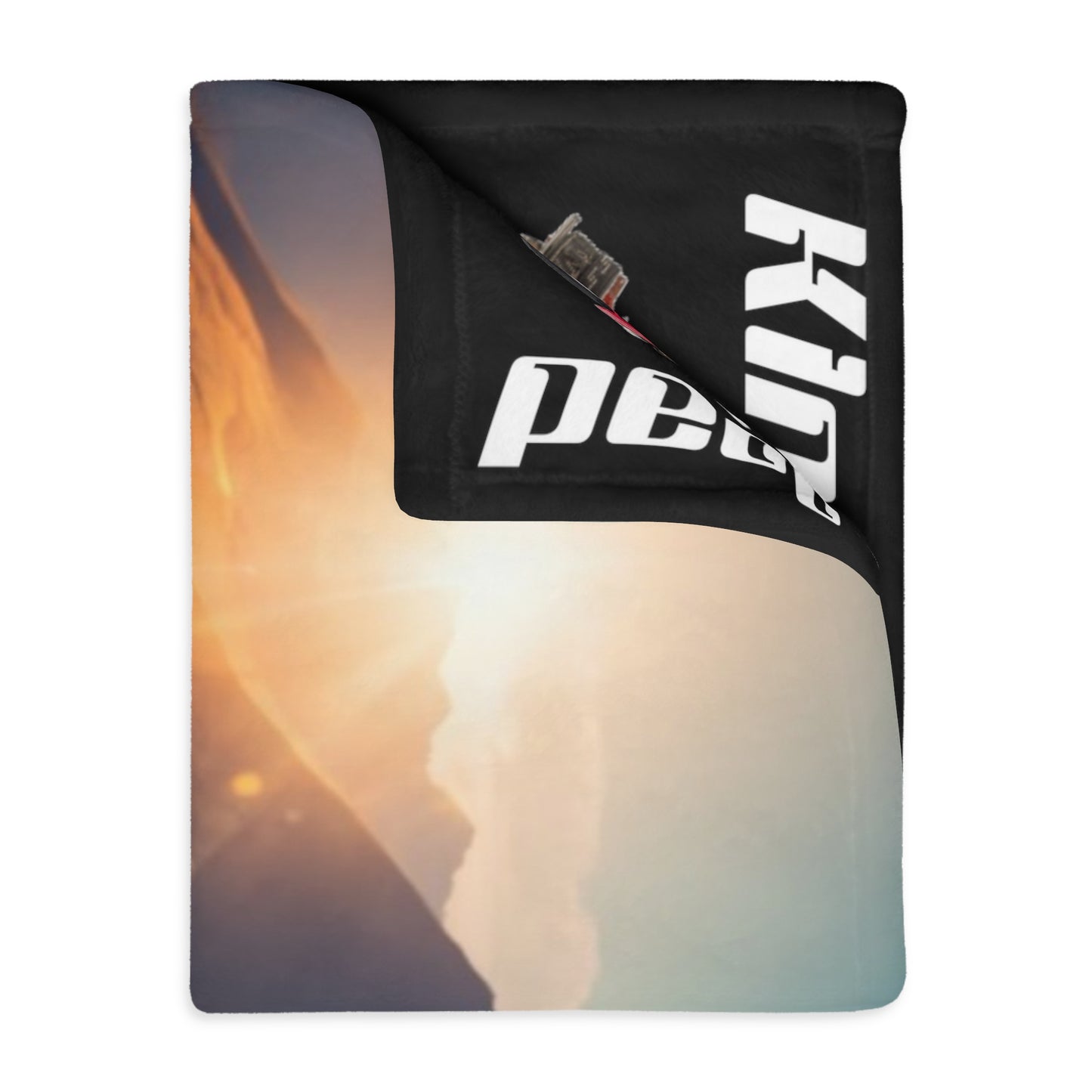 Harley Davidson Road King Blanket - King Of The Road Velveteen Minky Blanket Excellent Gift for the Biker