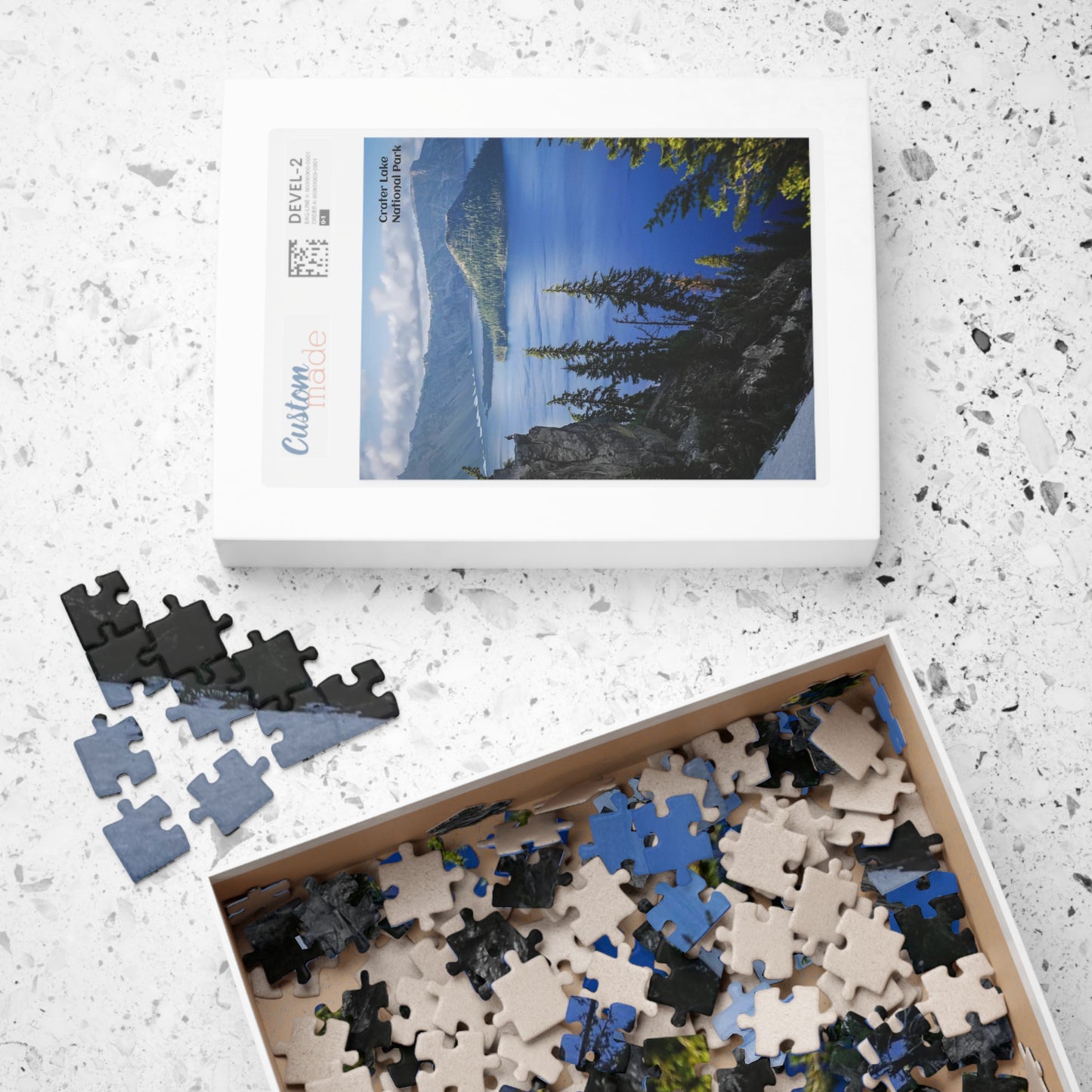 Puzzle National Parks Series, Crater Lake National Park 110, 252, 520,  1014 Pieces Unique Jigsaw Family Adults Family Fun Bucket List