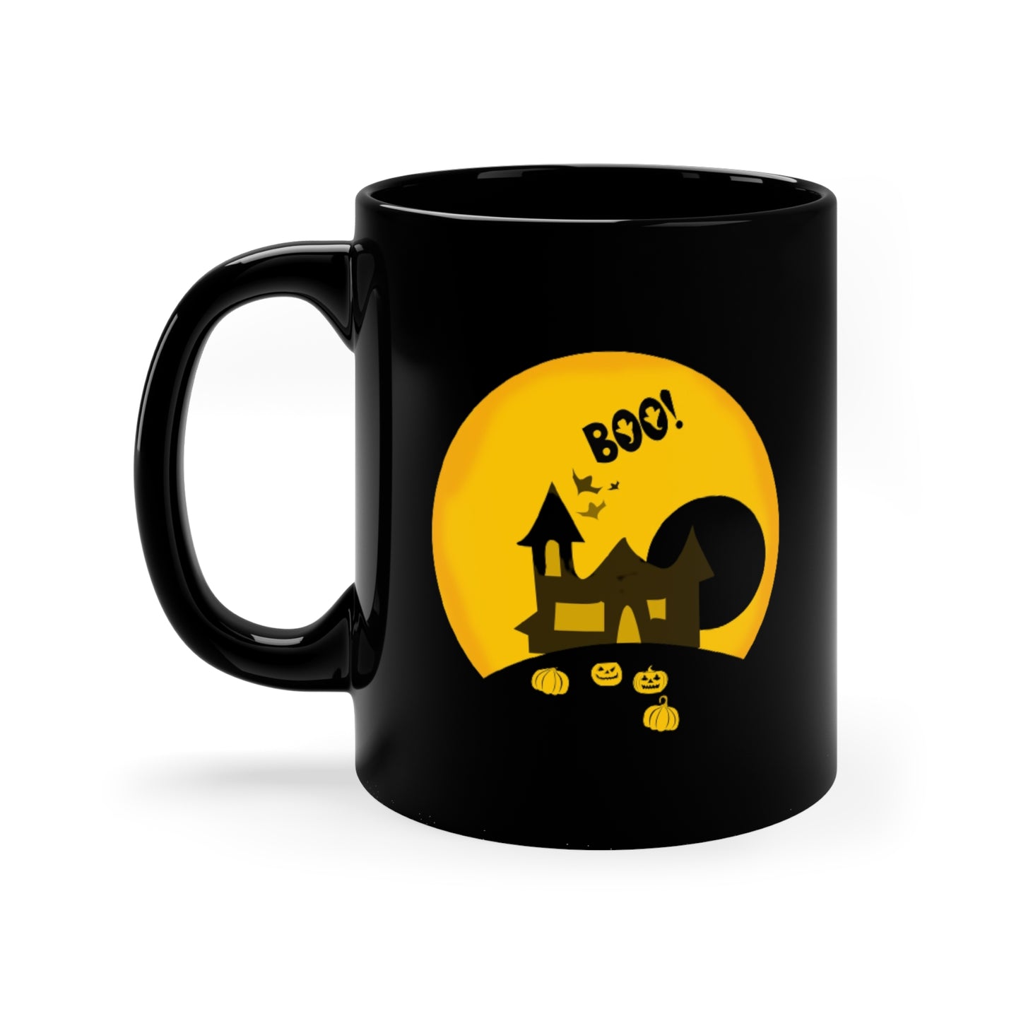 Halloween Coffee Mug - Boo! Coffee Lover Gift Ideas, Spooky Season, Creepy Mug, Halloween Decor Ideas, Seasonal Coffee Mug