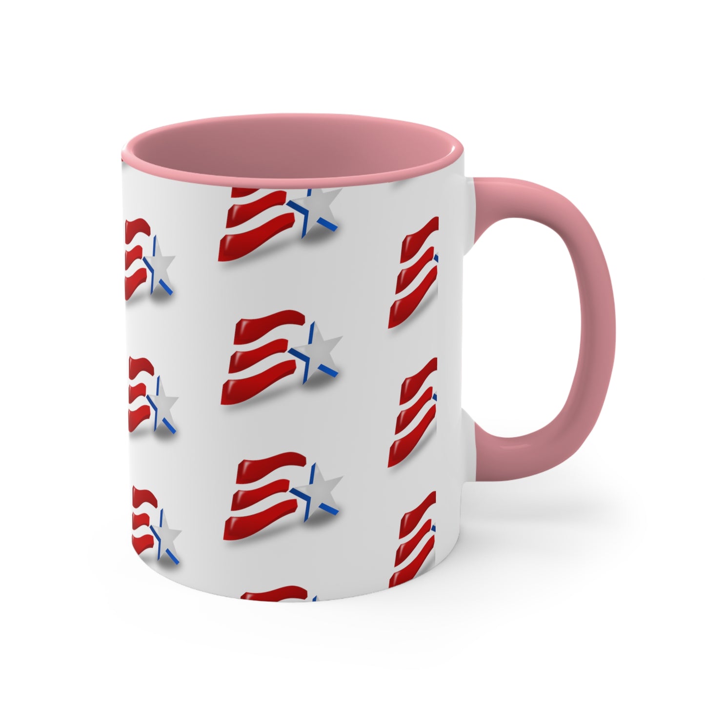 Fourth of July Coffee Mug - Independence Day, Gift Ideas, Patriotic Mug, Freedom, USA Flag Mug, 11 oz, American Flag