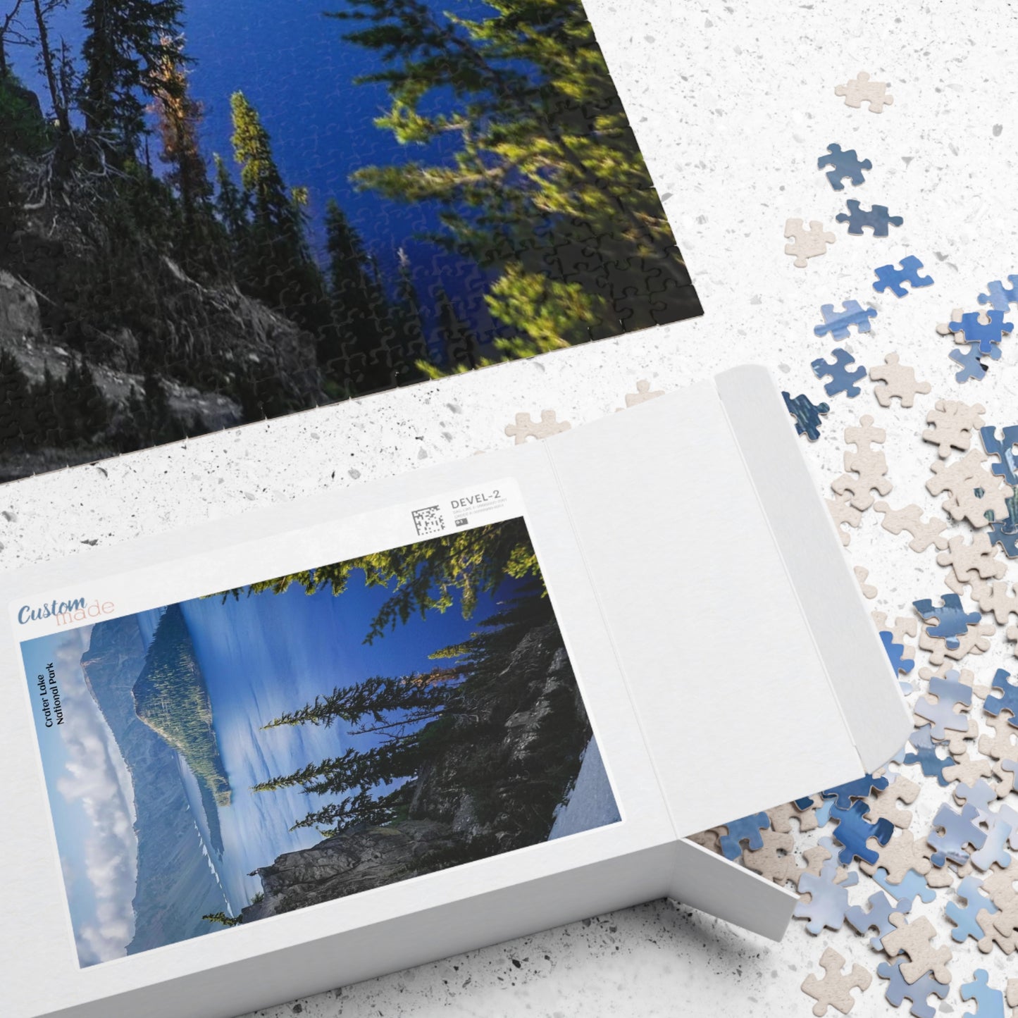 Puzzle National Parks Series, Crater Lake National Park 110, 252, 520,  1014 Pieces Unique Jigsaw Family Adults Family Fun Bucket List