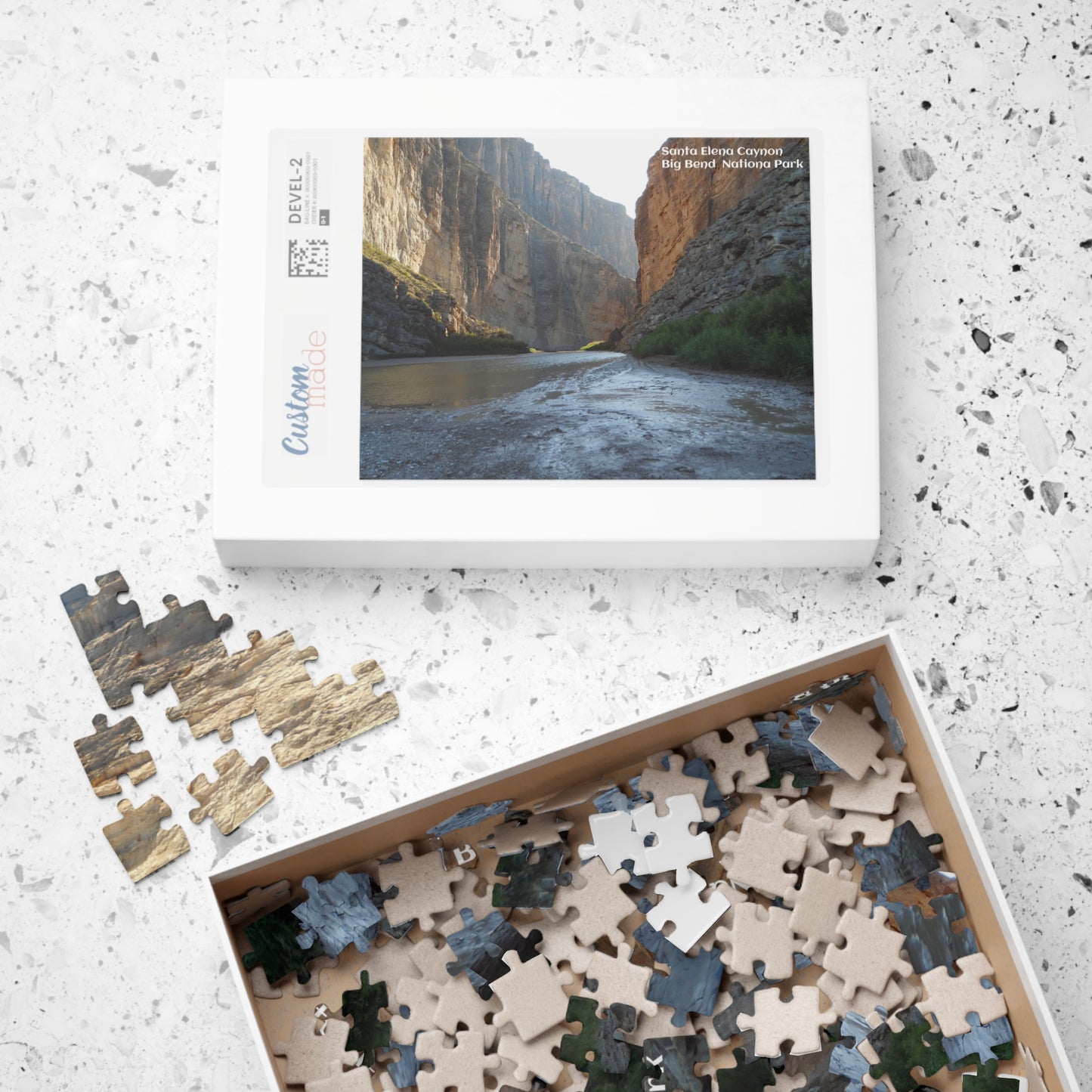 Puzzle US National Parks Series, Big Bend National, Santa Elena Canyon 110, 252, 520,  Pieces Unique Jigsaw Family Adults landscape