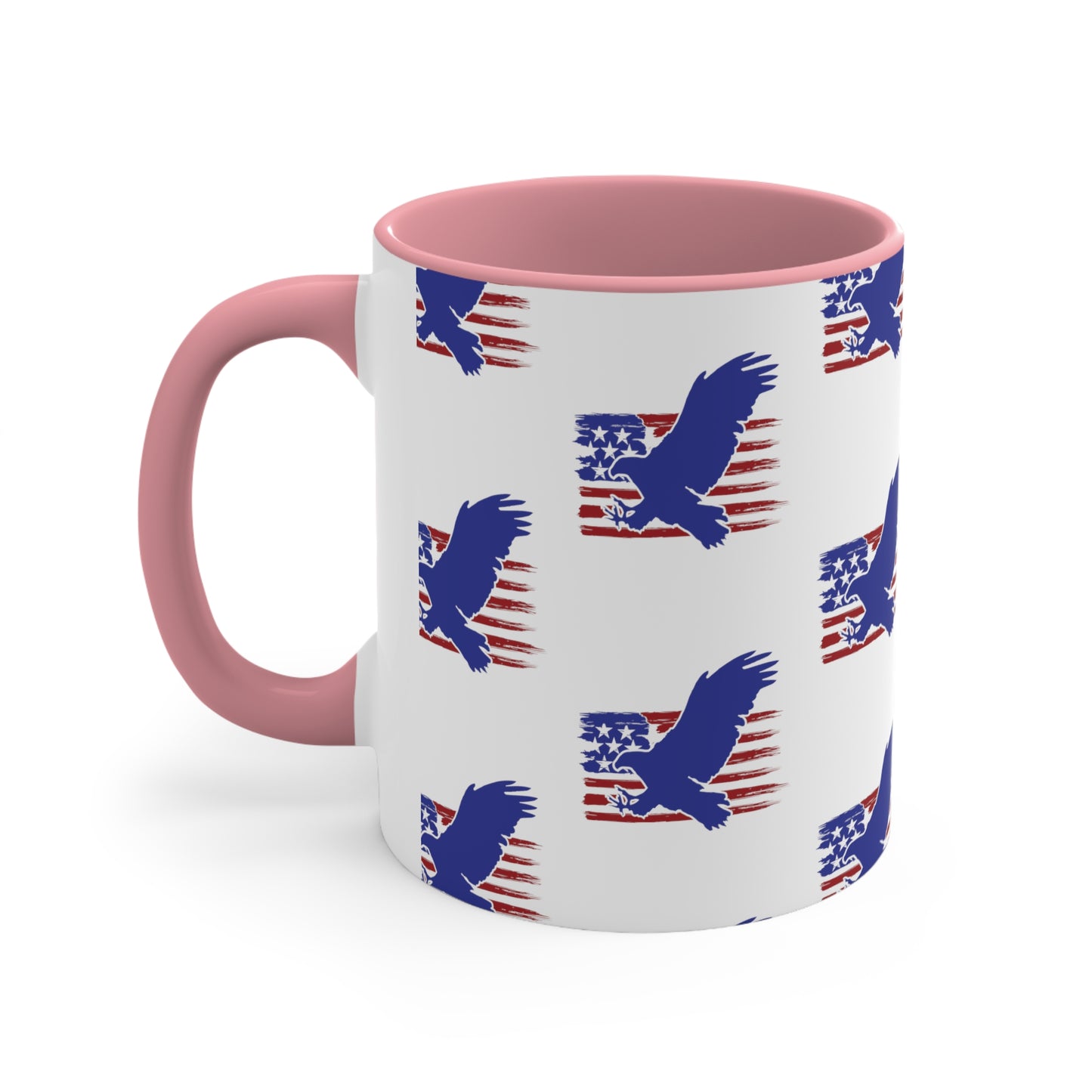 Fourth of July Coffee Mug - Bald Eagle, American Flag - Patriotic Mug, Freedom Mug, 11oz Mug, Independence Day, Sublimation