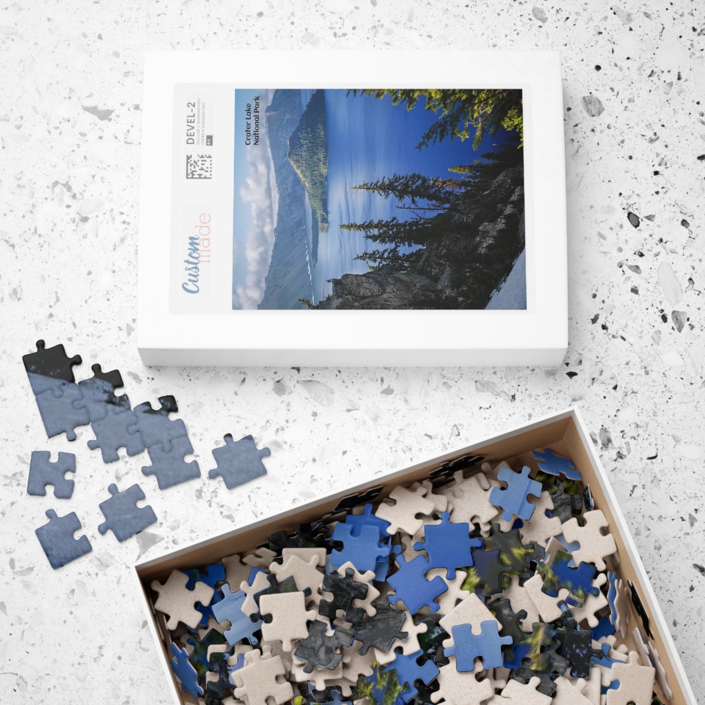 Puzzle National Parks Series, Crater Lake National Park 110, 252, 520,  1014 Pieces Unique Jigsaw Family Adults Family Fun Bucket List