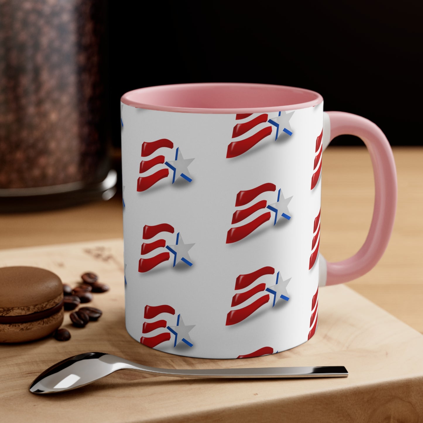 Fourth of July Coffee Mug - Independence Day, Gift Ideas, Patriotic Mug, Freedom, USA Flag Mug, 11 oz, American Flag