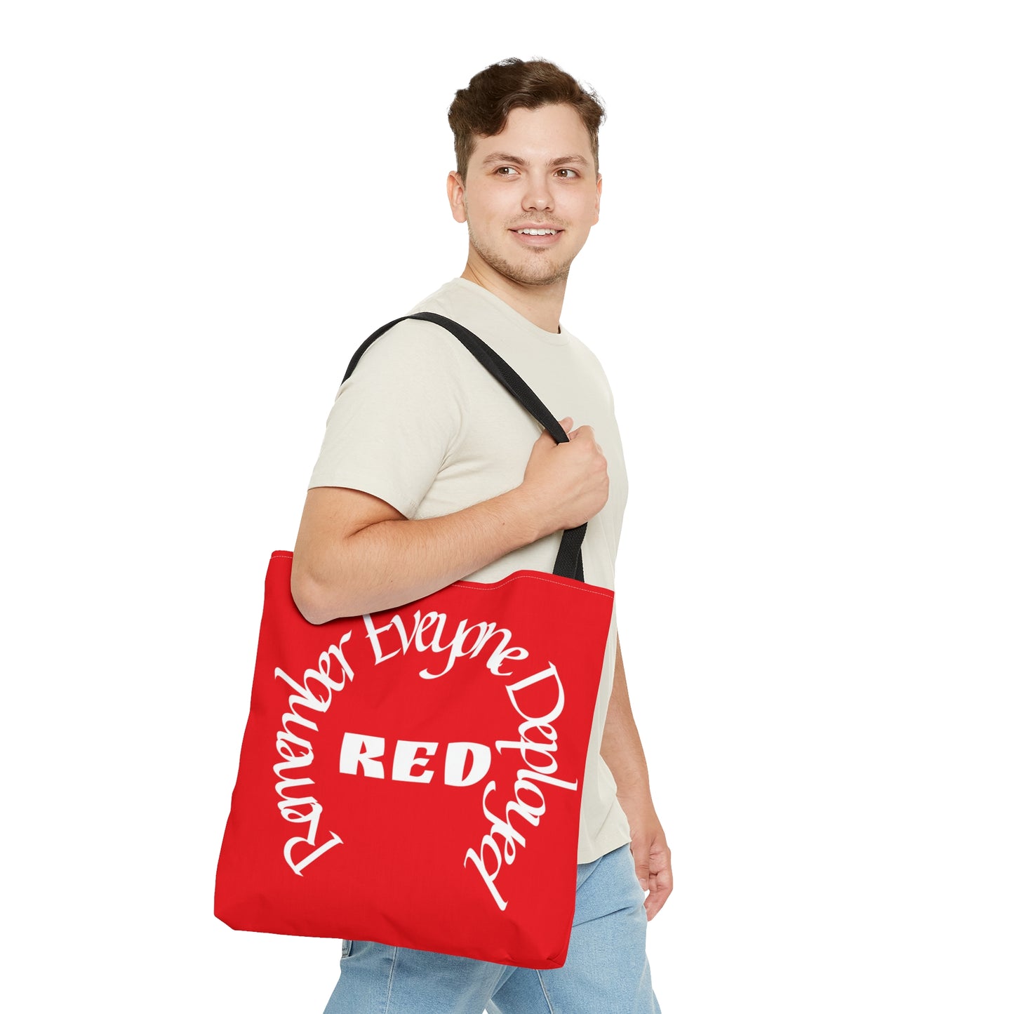 Remember Everyone Deployed Reusable Tote Bag US Army Deployment Navy Marines Coast Guard Eco Friendly