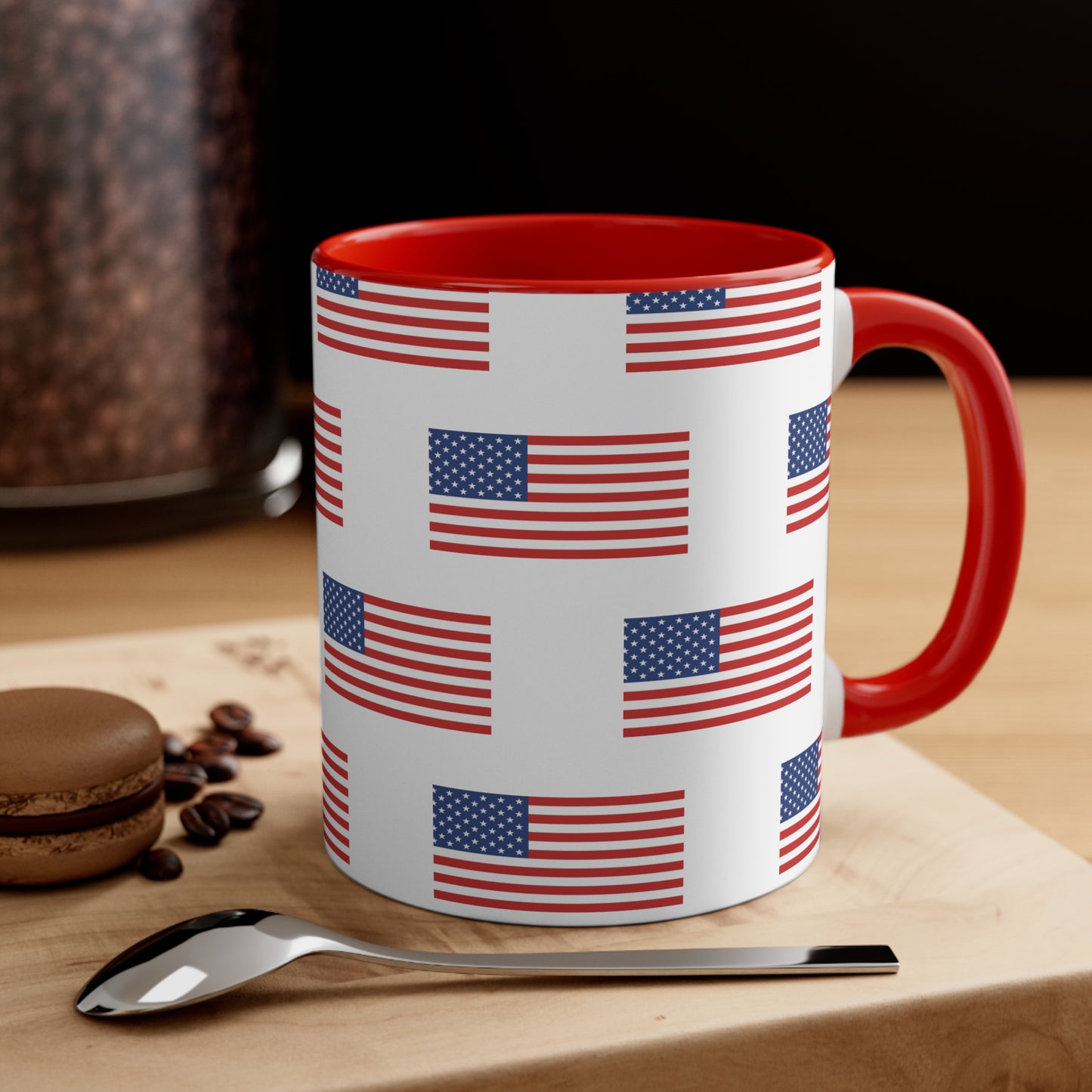 Fourth of July Coffee Mug - American Flag - Patriotic Mug, Usa Mug, Flag Mug, 11oz Mug, Sublimation, Printed, Independence Day