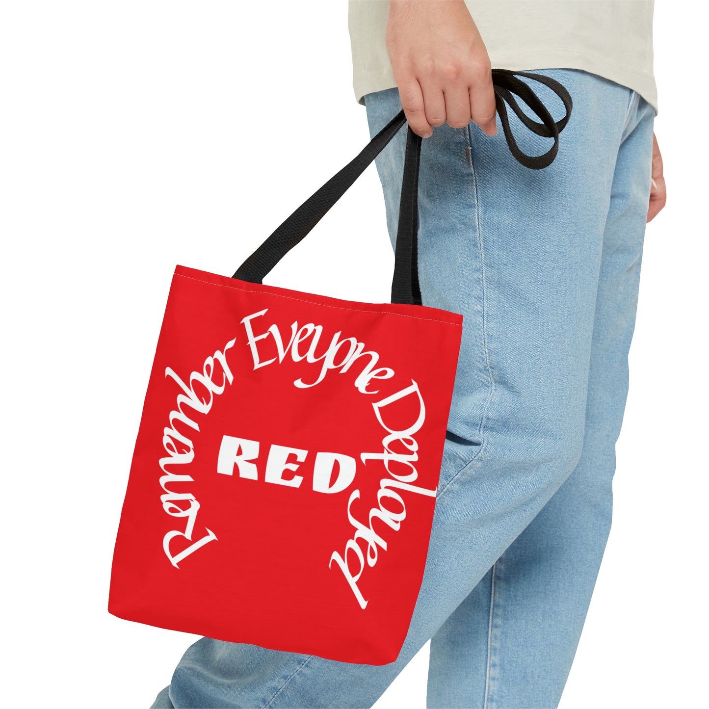 Remember Everyone Deployed Reusable Tote Bag US Army Deployment Navy Marines Coast Guard Eco Friendly