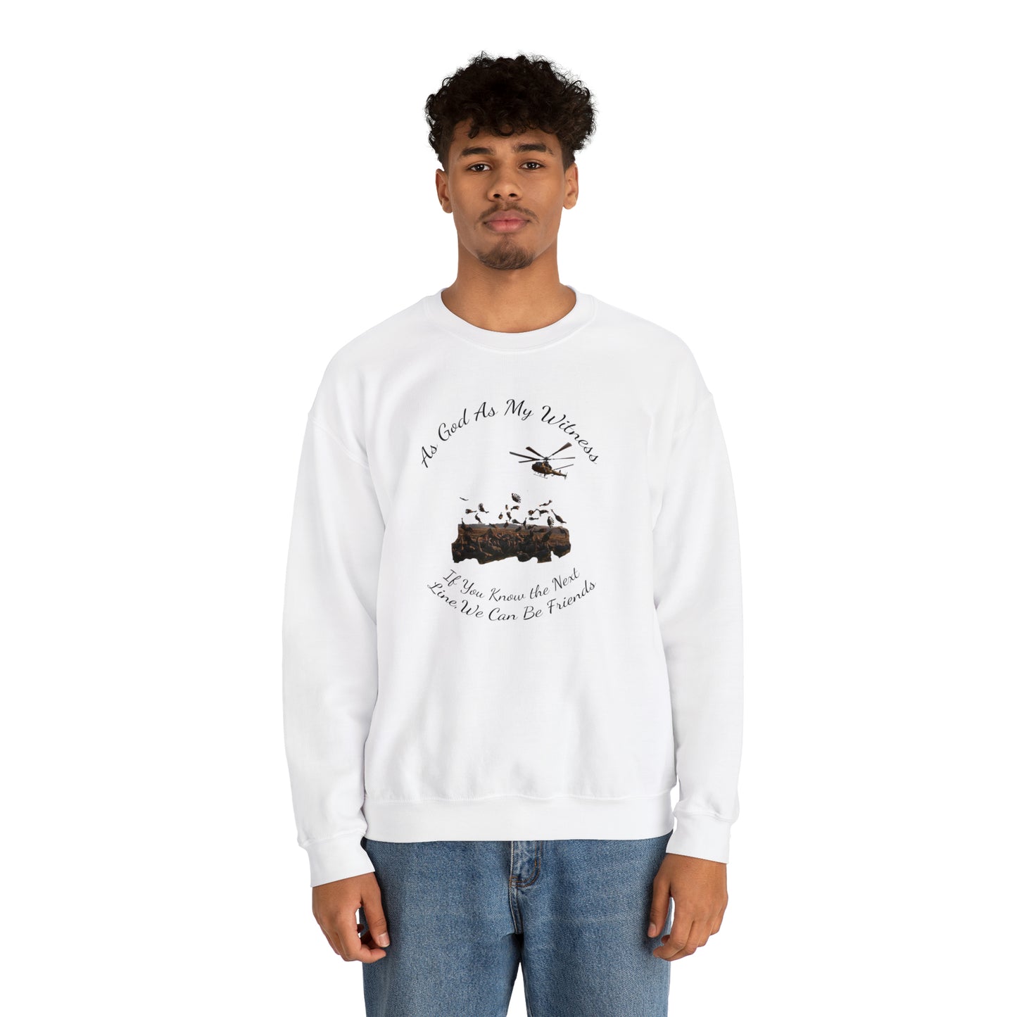 Turkey Drop Extravaganza Sweatshirt WKRP Nostalgia, As God Is My Witness, Join the Flock & Laugh with Friends of Helicopter Hilarity