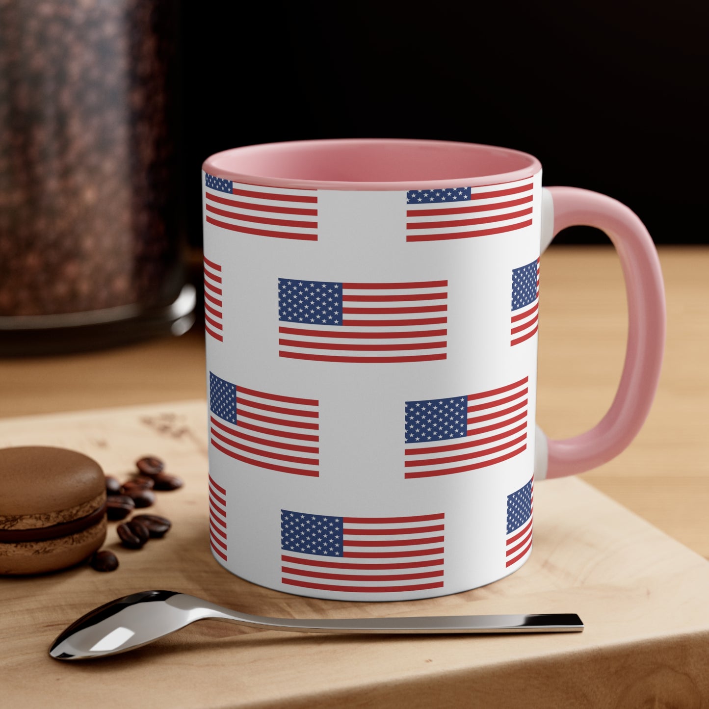 Fourth of July Coffee Mug - American Flag - Patriotic Mug, Usa Mug, Flag Mug, 11oz Mug, Sublimation, Printed, Independence Day