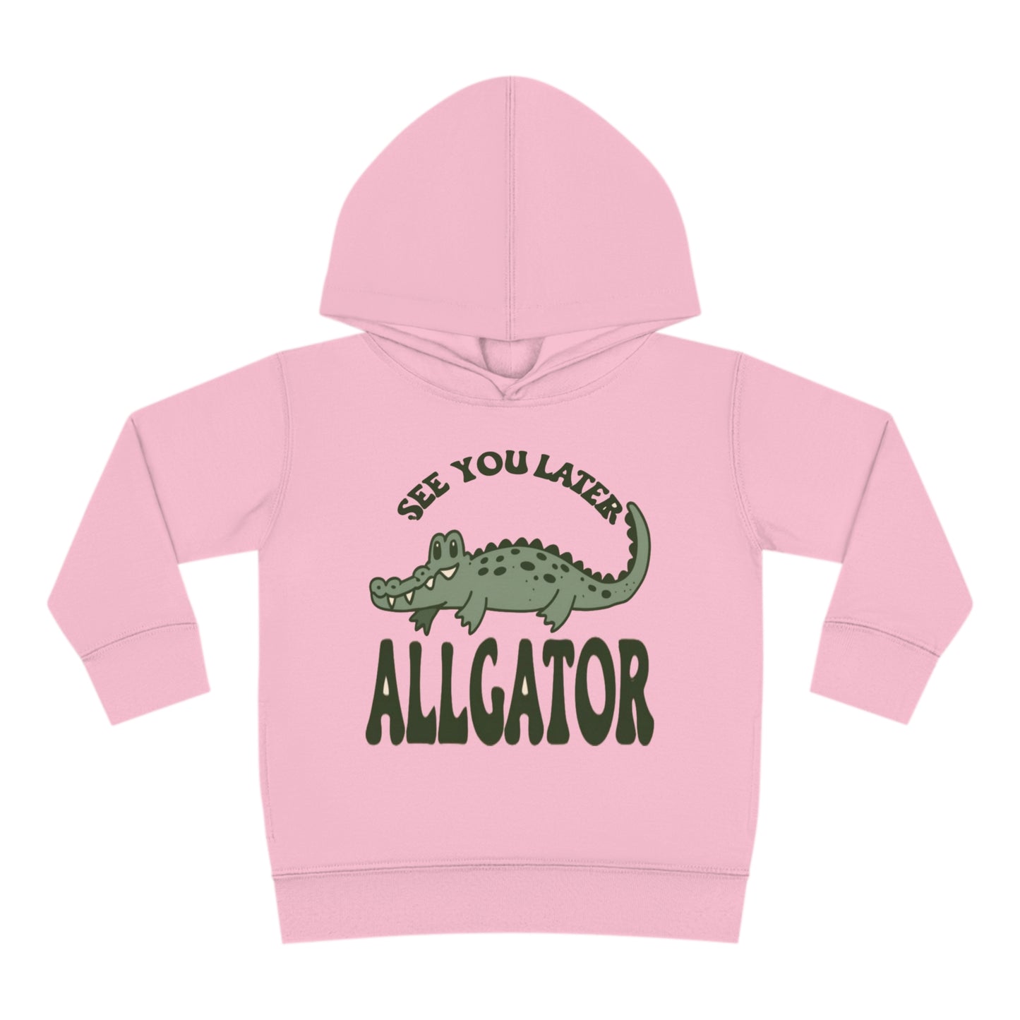 See You Later, Alligator Toddler Hoodie with Cute Cartoon Gator - Snappy Style for Kids