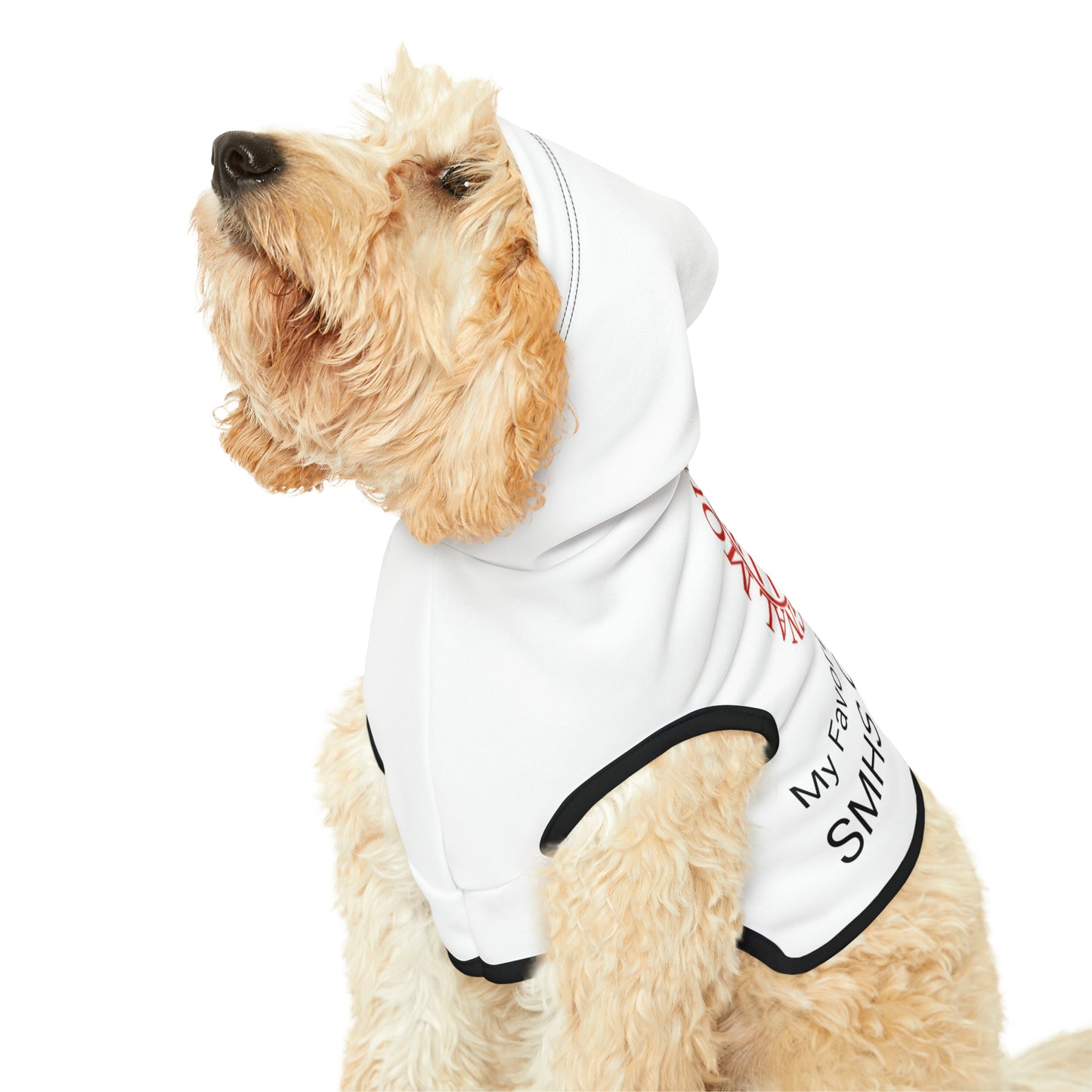 Signal Mountain Cheer Pet Hoodie, My Favorite Hooman is a Signal Mountain Cheerleader.