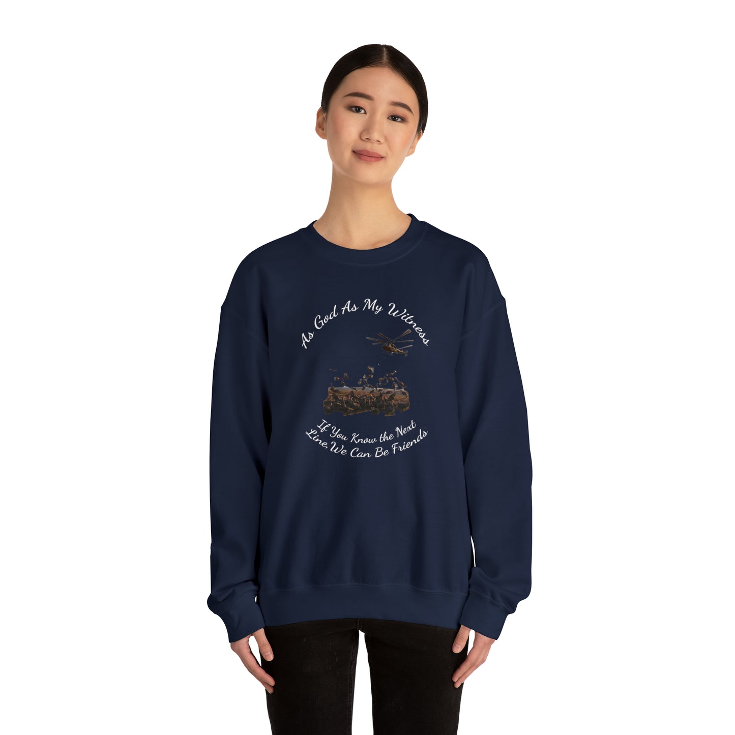 Turkey Drop Extravaganza Sweatshirt WKRP Nostalgia, As God Is My Witness, Join the Flock & Laugh with Friends of Helicopter Hilarity