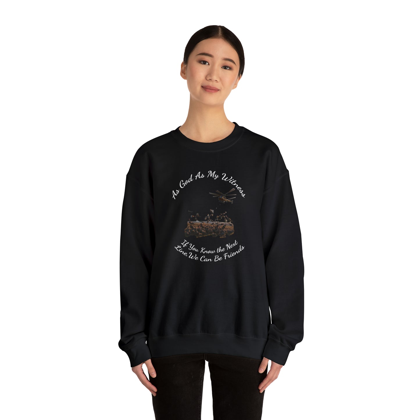 Turkey Drop Extravaganza Sweatshirt WKRP Nostalgia, As God Is My Witness, Join the Flock & Laugh with Friends of Helicopter Hilarity