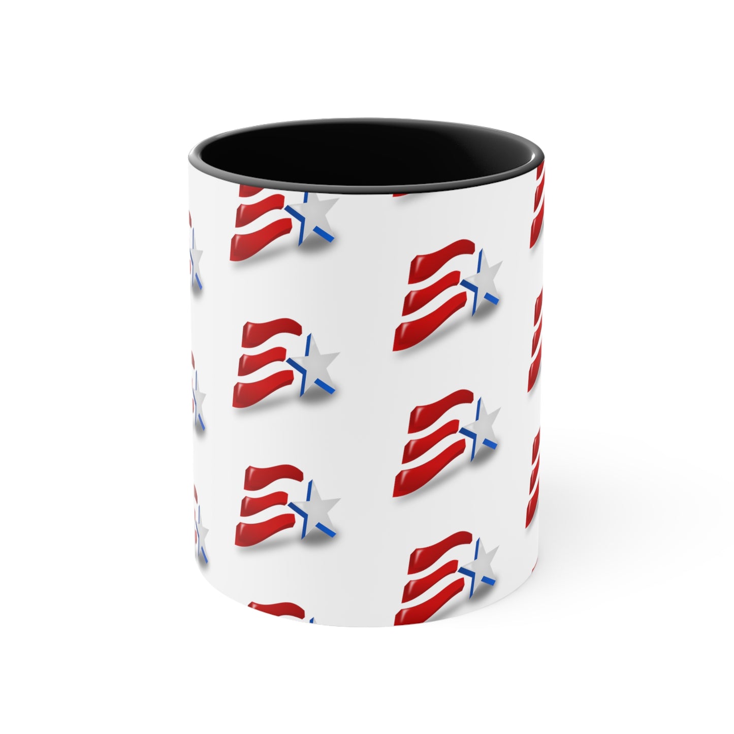 Fourth of July Coffee Mug - Independence Day, Gift Ideas, Patriotic Mug, Freedom, USA Flag Mug, 11 oz, American Flag