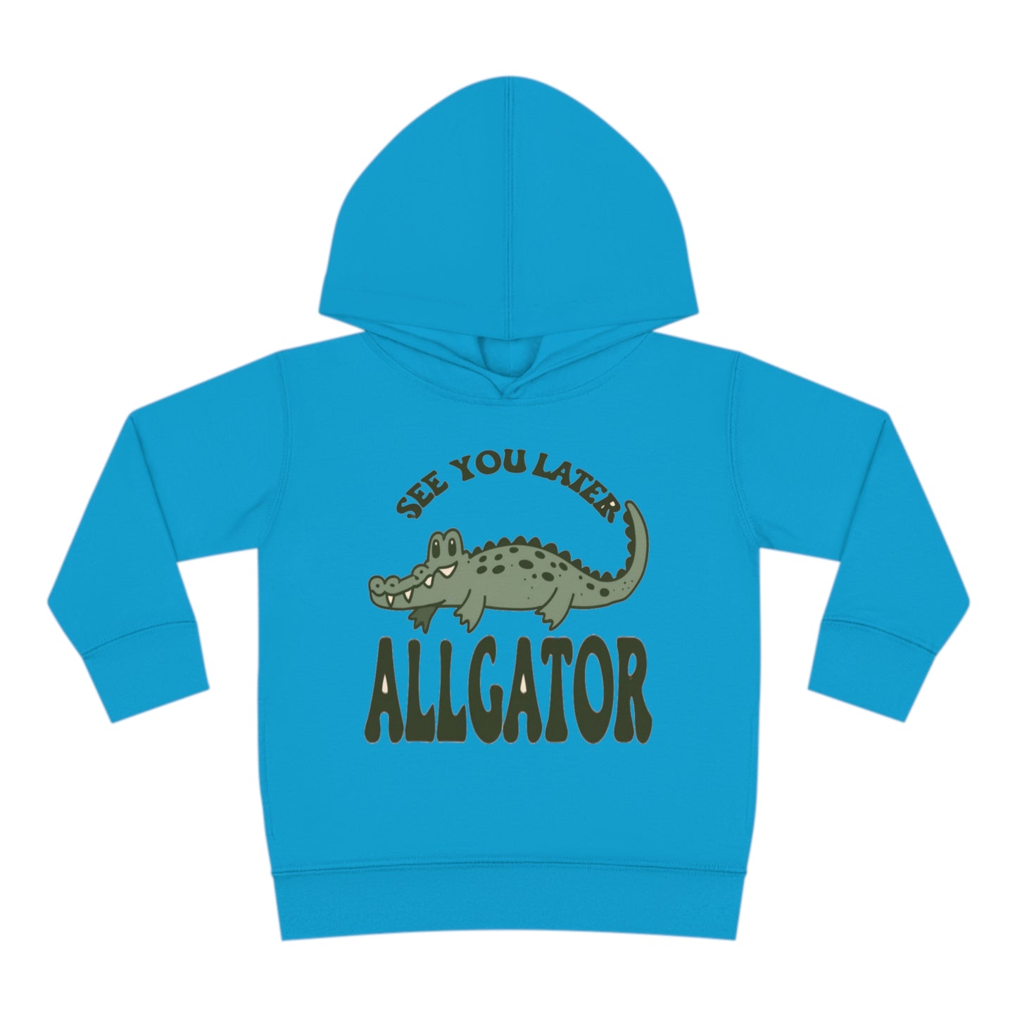 See You Later, Alligator Toddler Hoodie with Cute Cartoon Gator - Snappy Style for Kids