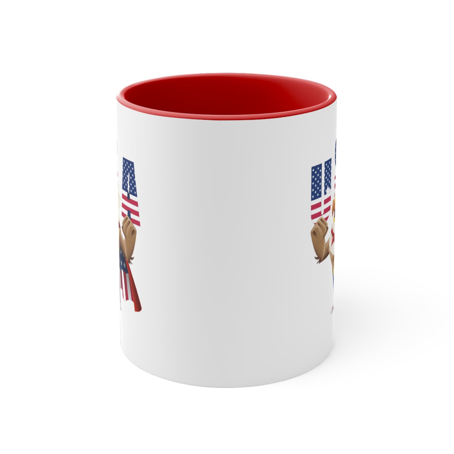 Fourth of July Coffee Mug - USA, Eagle - Patriotic Mug, American Flag Mug, Freedom Mug, Independence Day